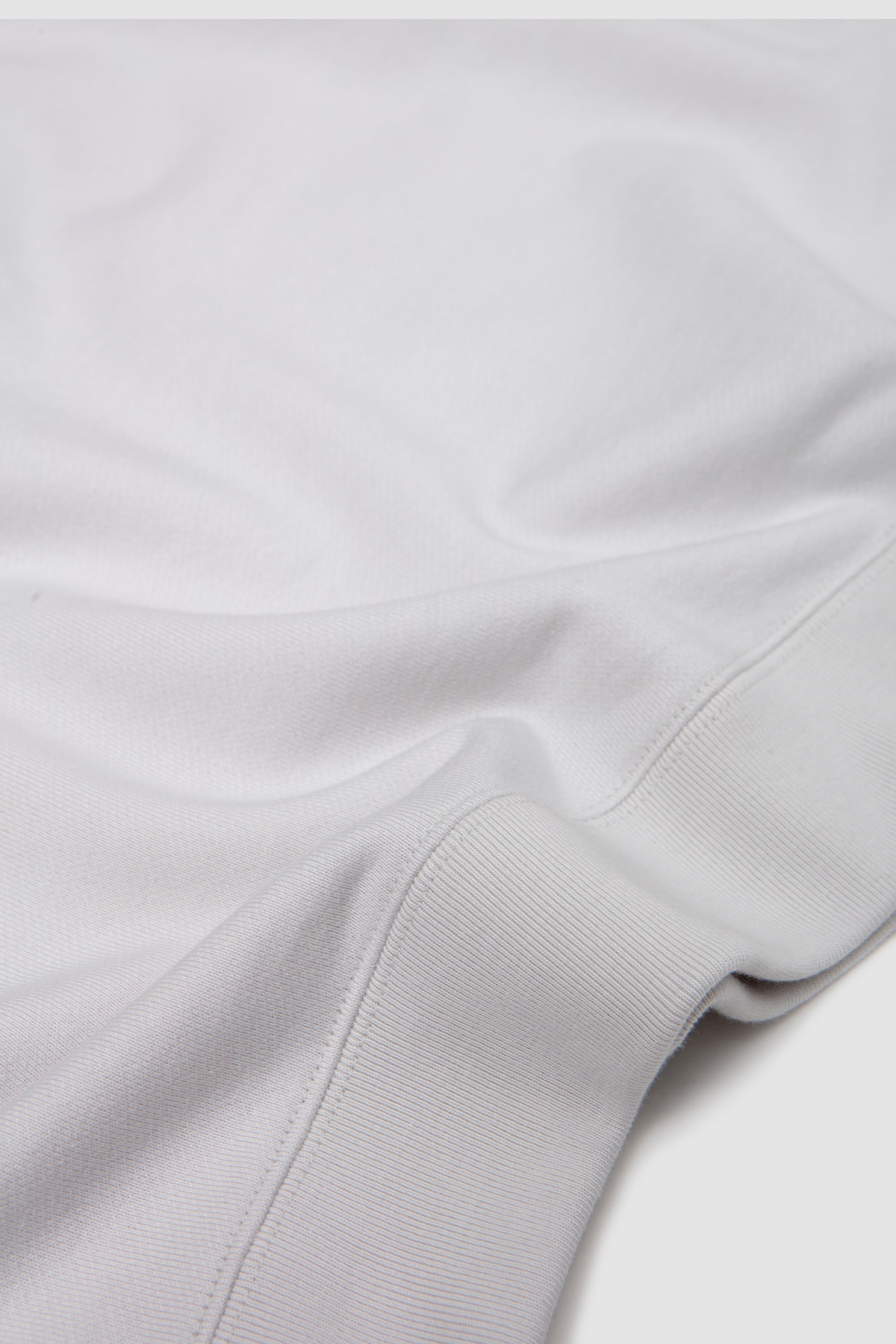 Pima Cotton Sweatshirt Ash White_3