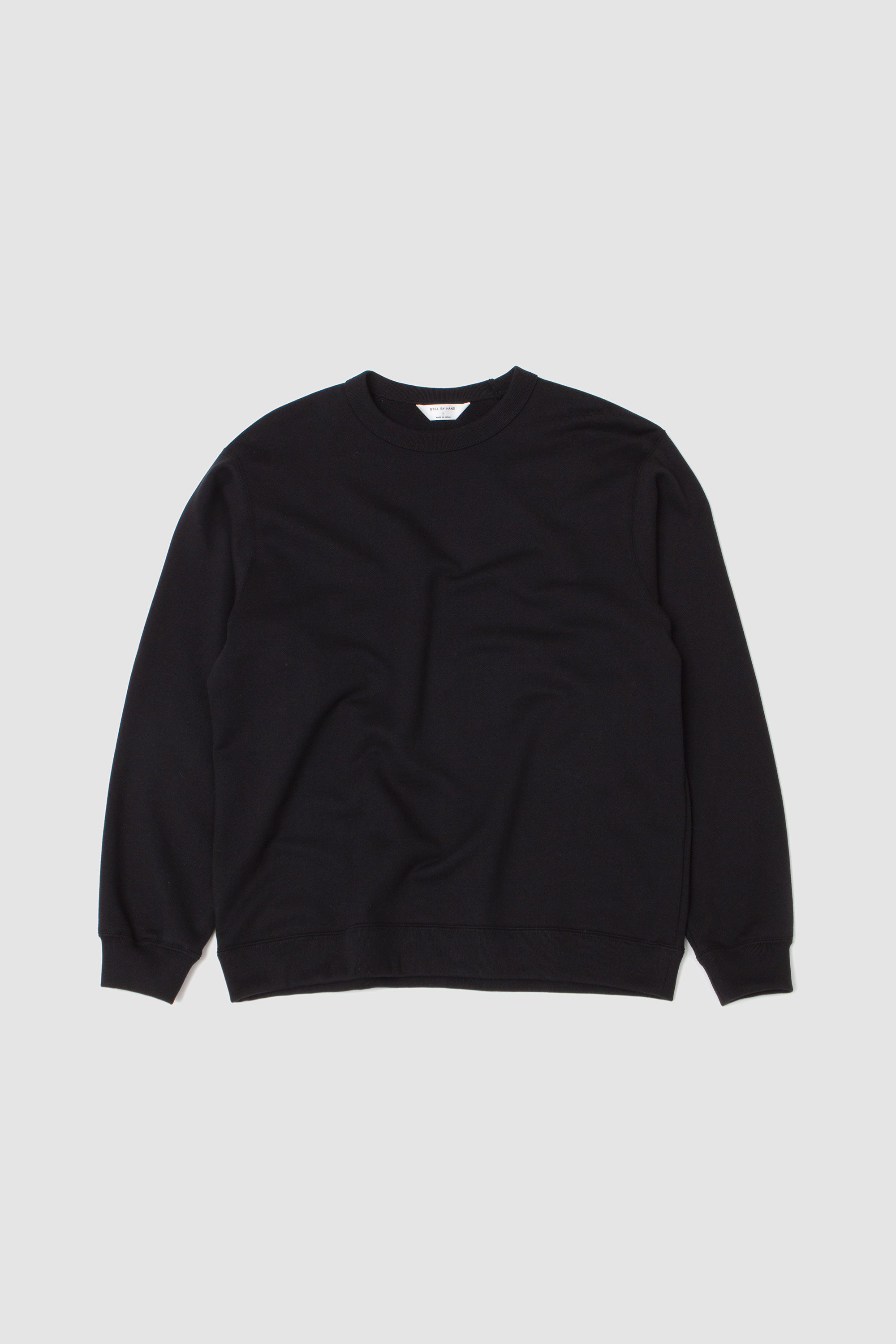 Pima Cotton Sweatshirt Ink Black_1