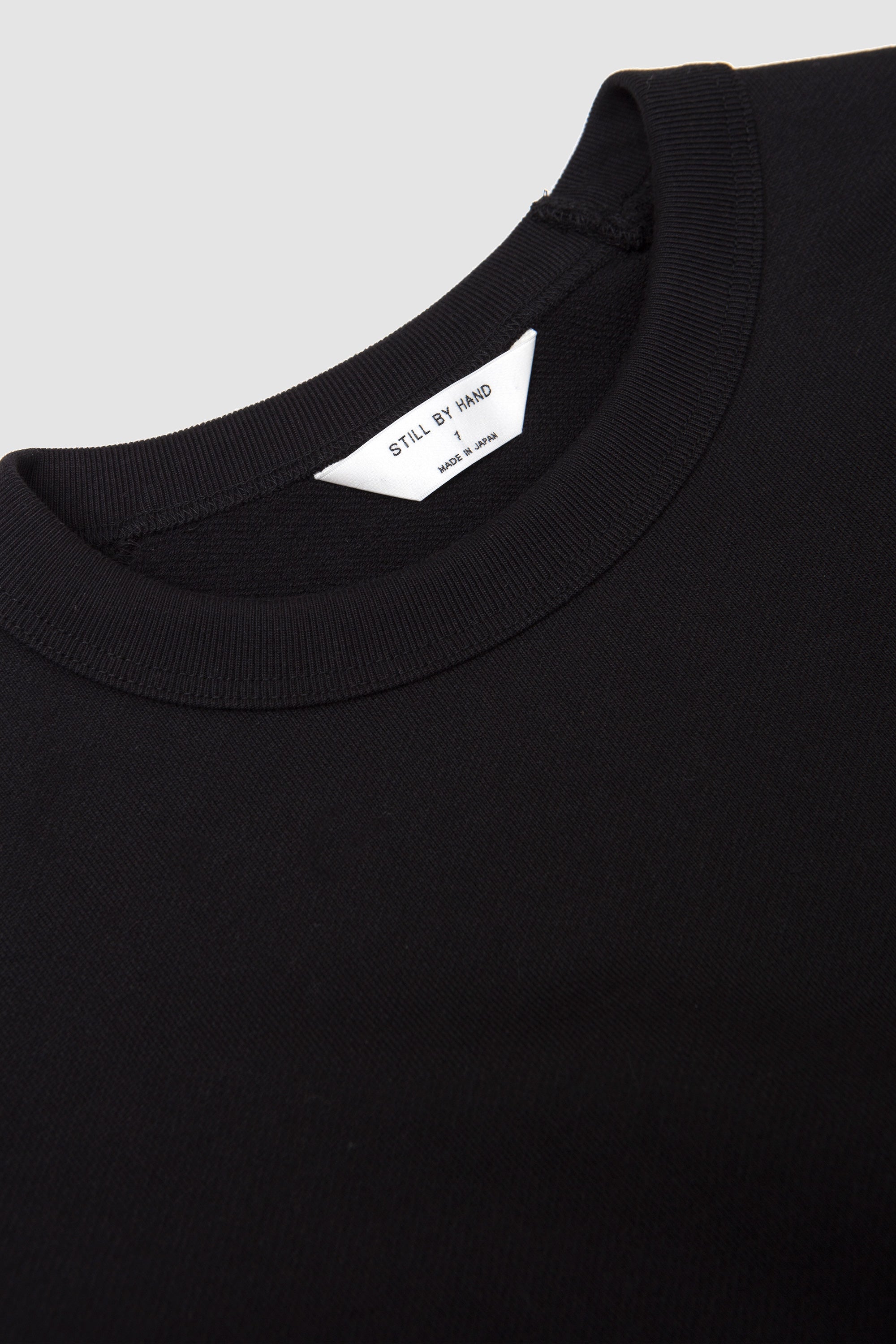 Pima Cotton Sweatshirt Ink Black_2