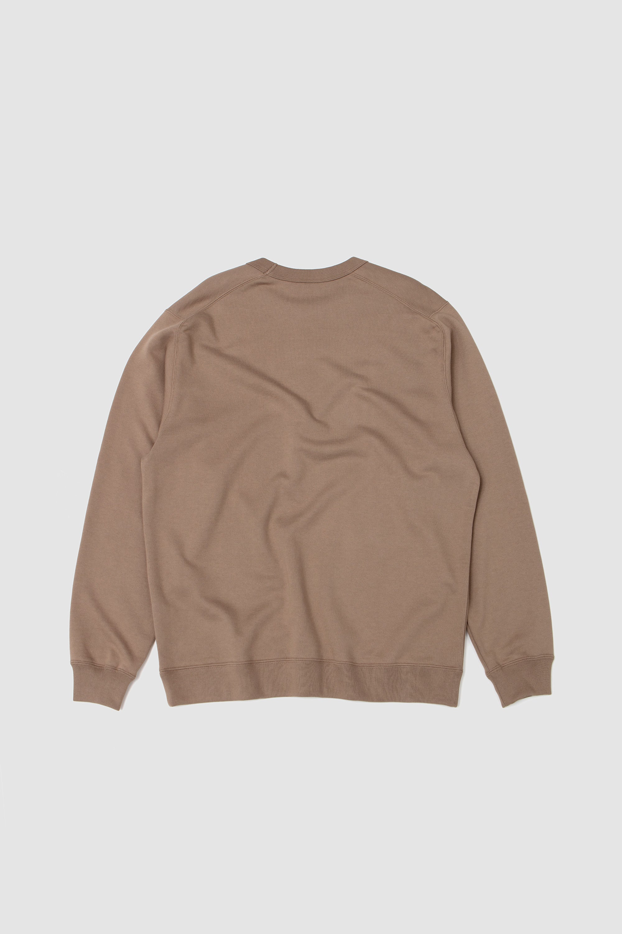 Pima Cotton Sweatshirt Khaki Beige_4