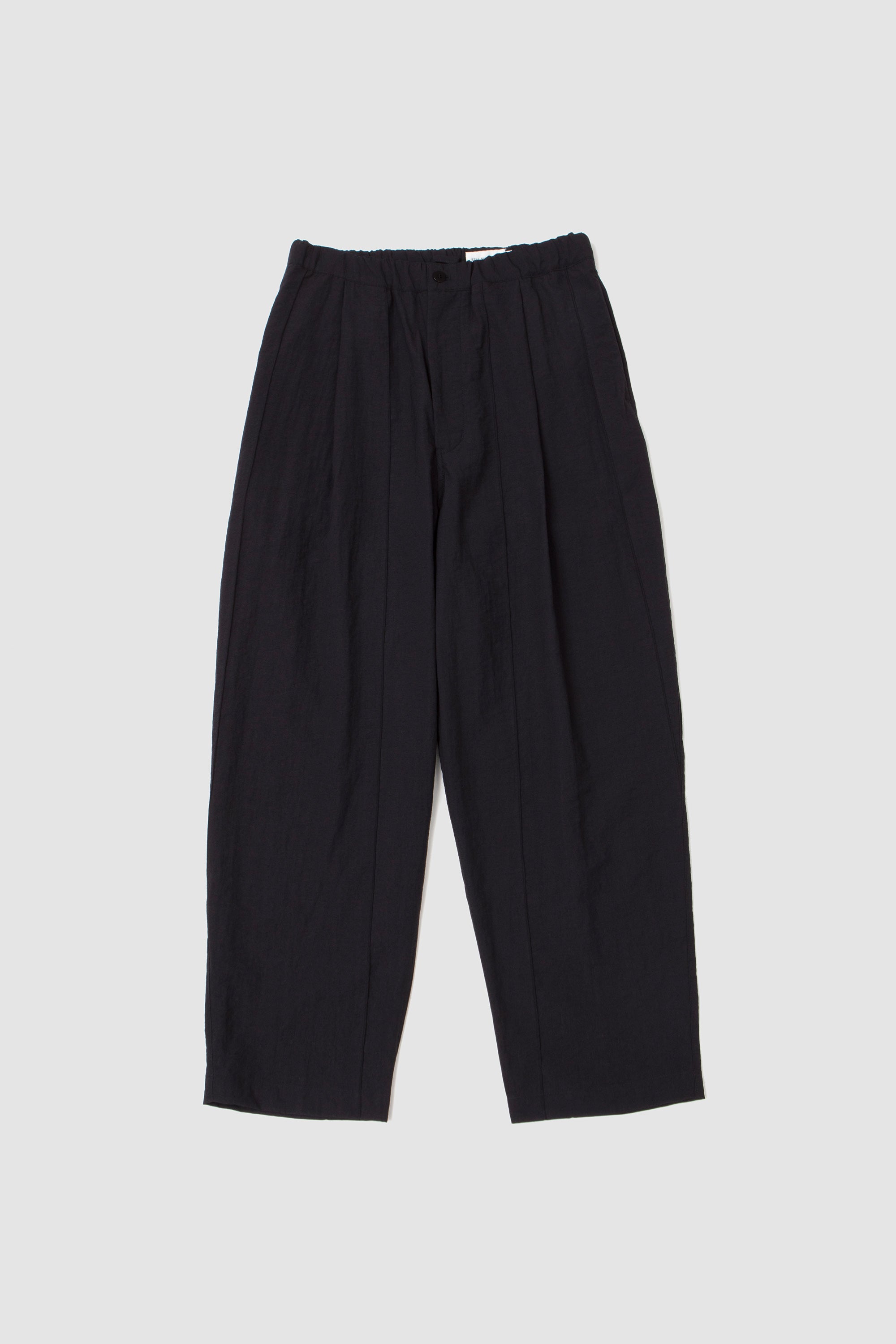 Pin Tuck Easy Pants Black_1