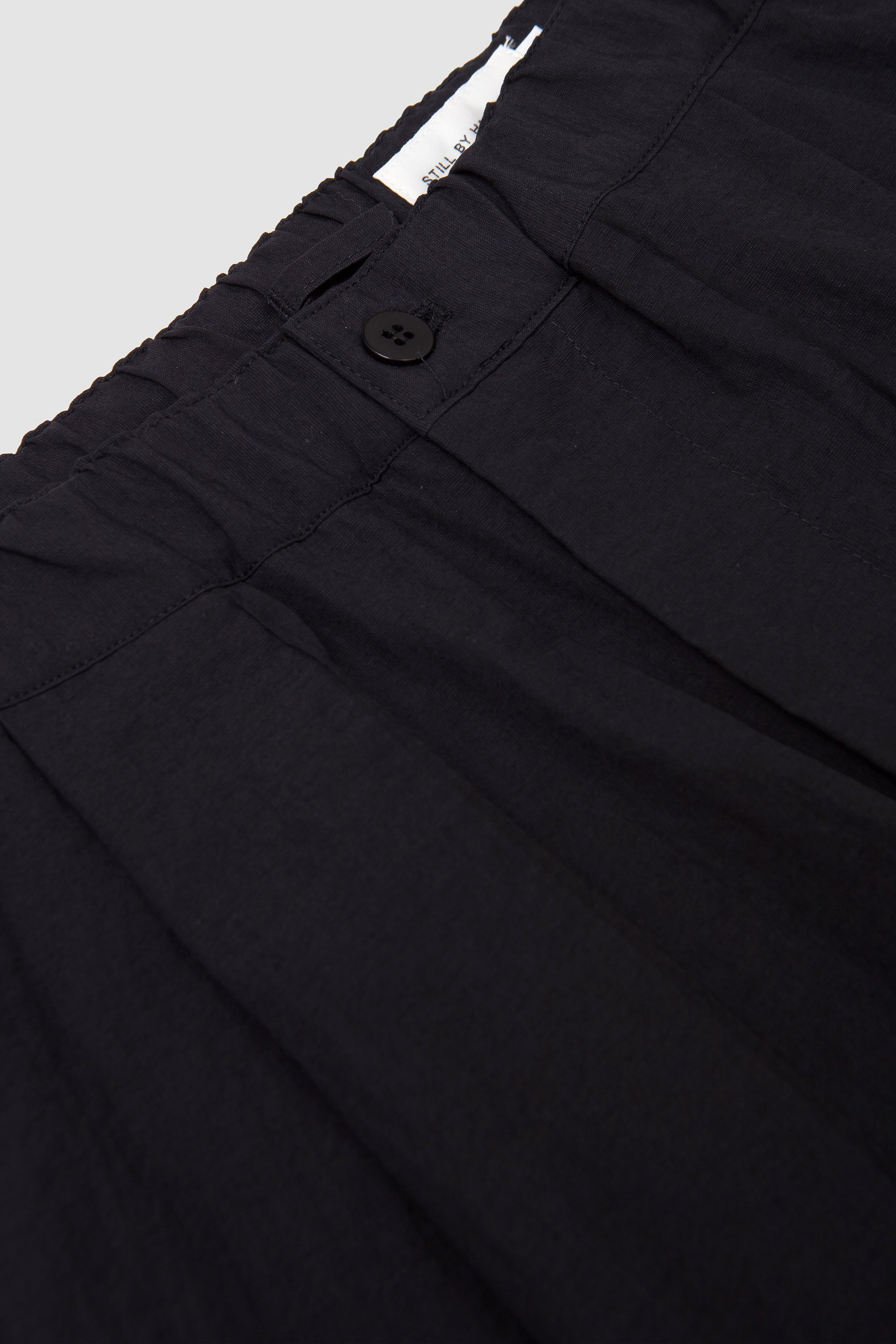 Pin Tuck Easy Pants Black_2
