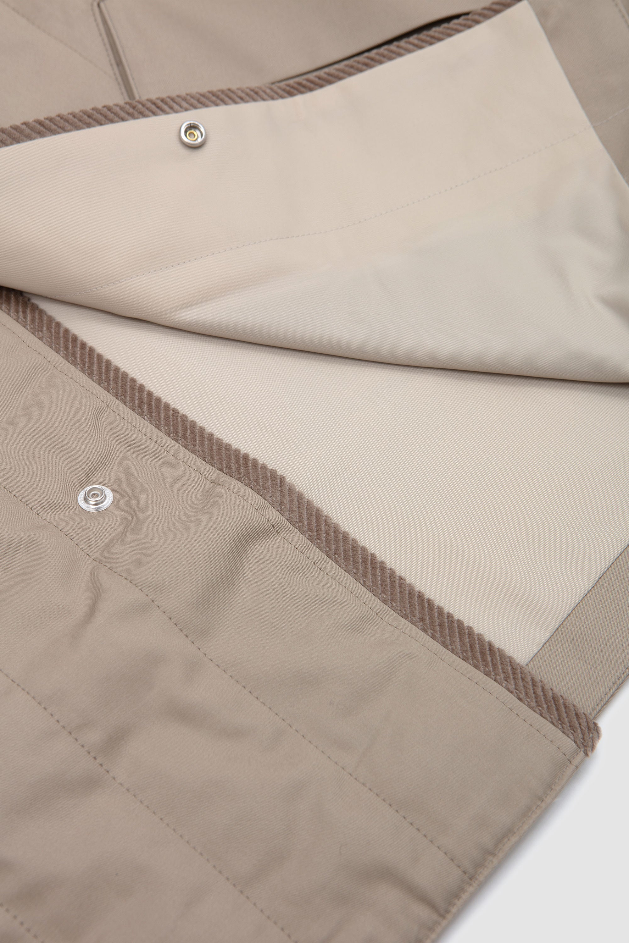 Quilted Half Coat Beige