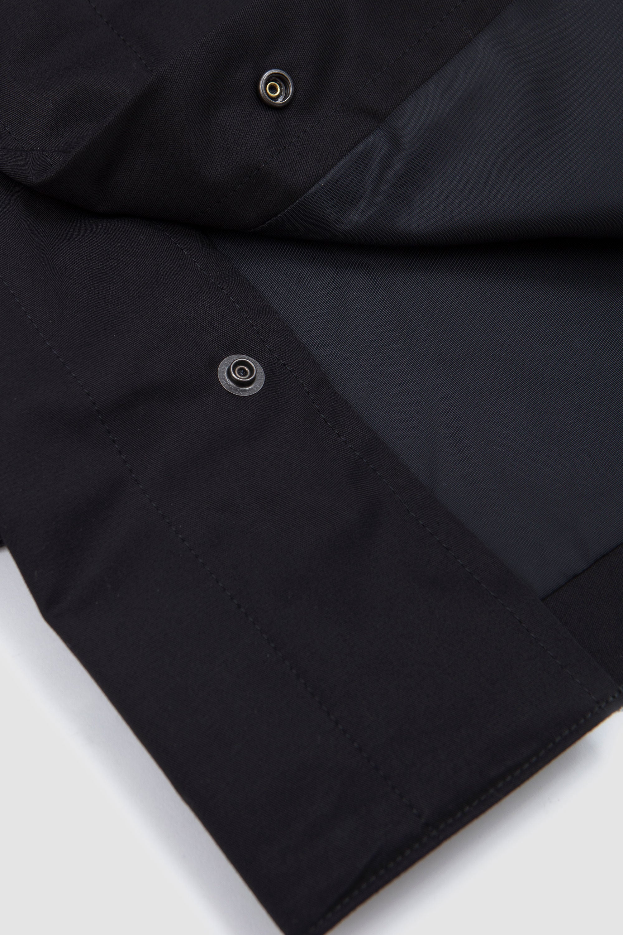 Quilted Half Coat Black