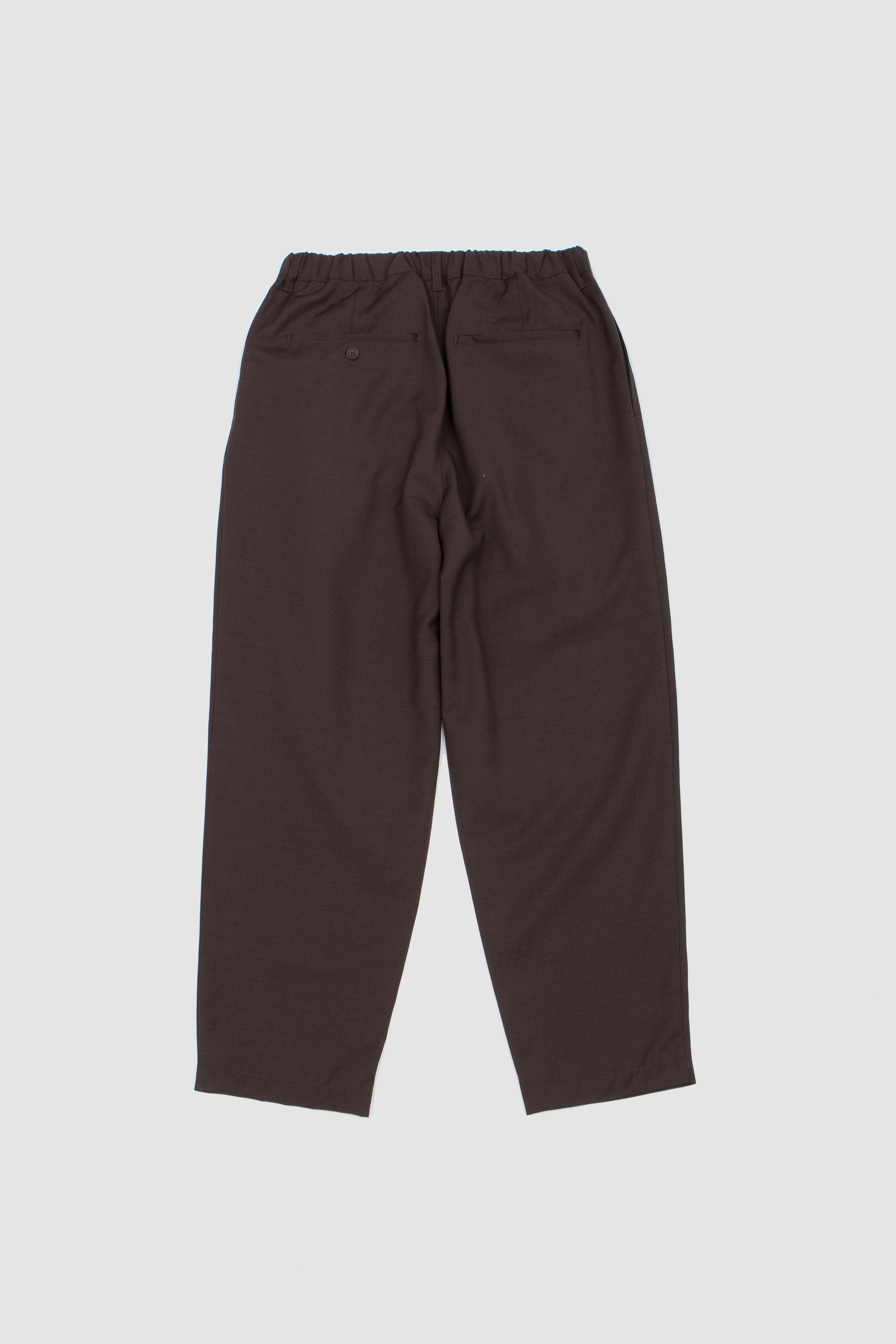 Relaxed 2 Tuck Pants Dark Brown_4