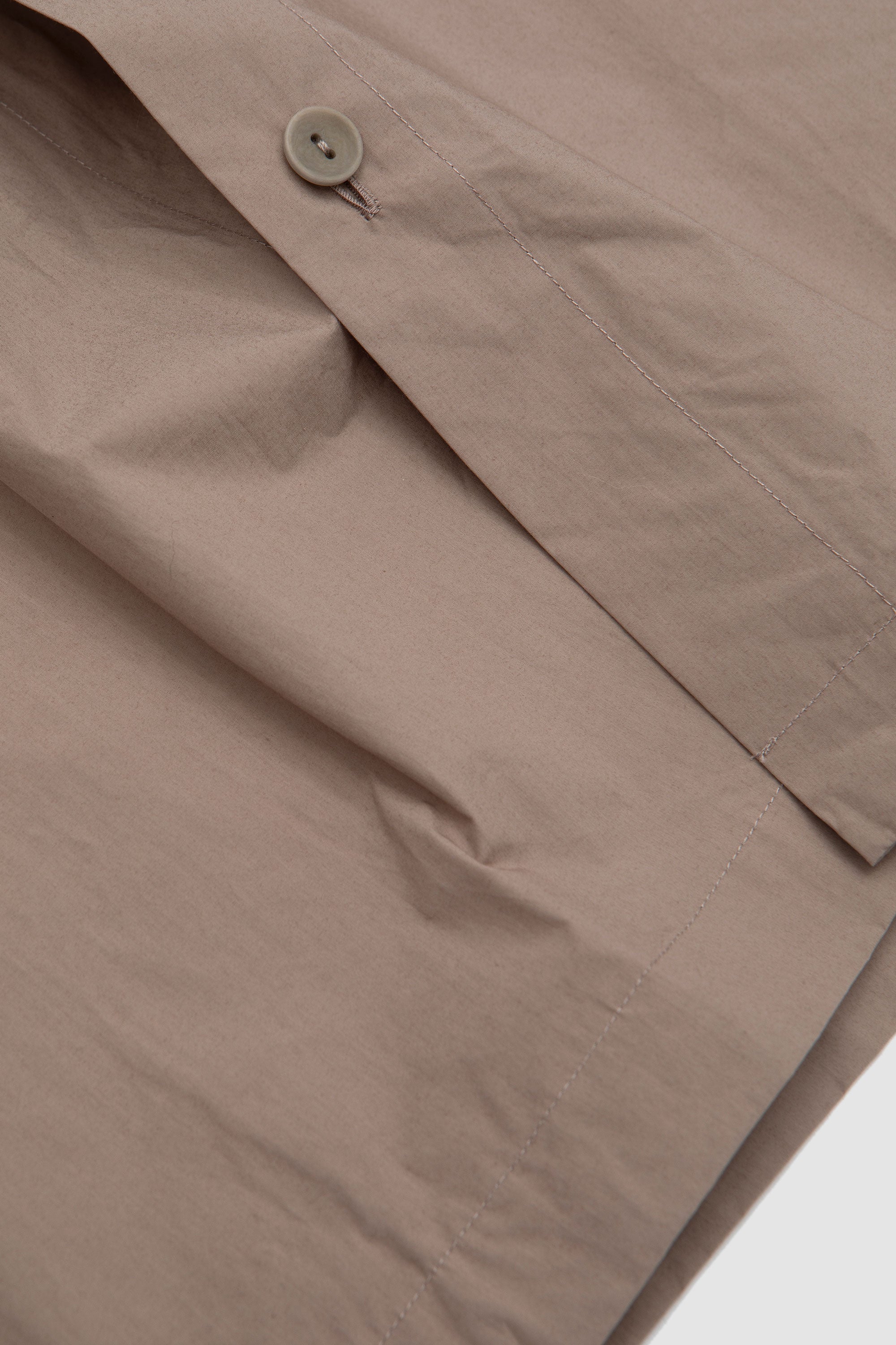 Silicone Coated Shirt Jacket Mocha Beige