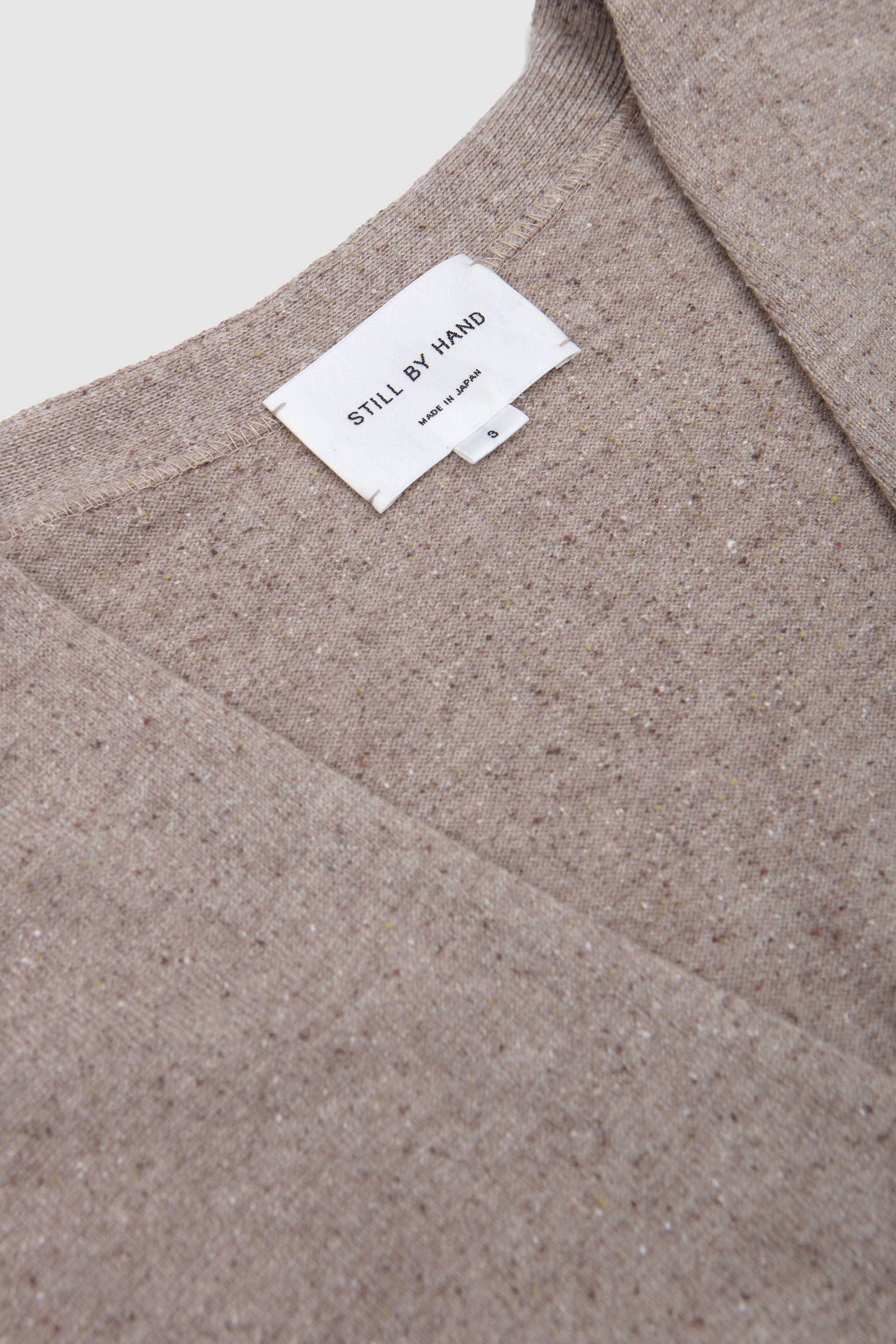 Silk Mixed 2B Cardigan Sand Beige