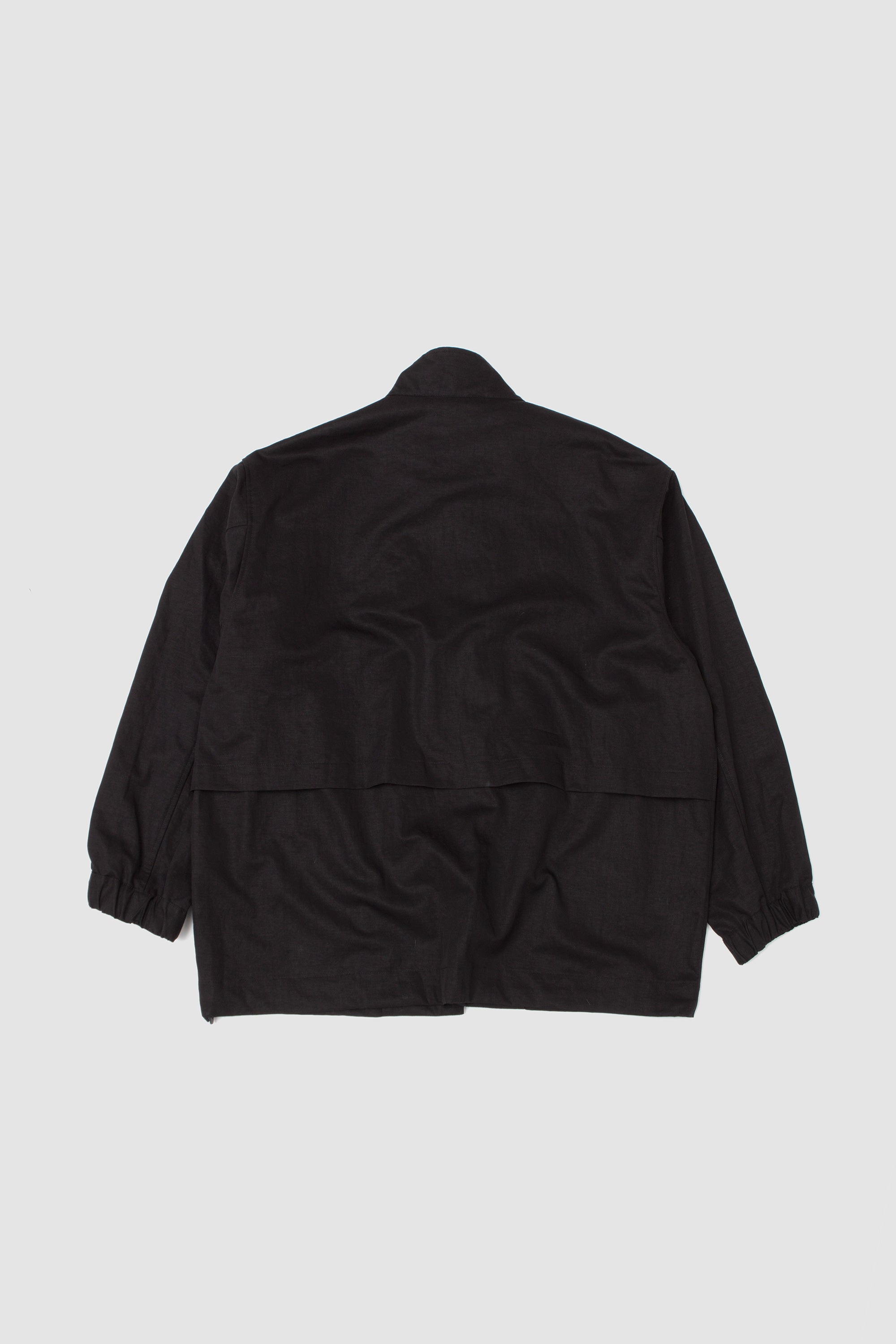 Stand Collar Blouson Black