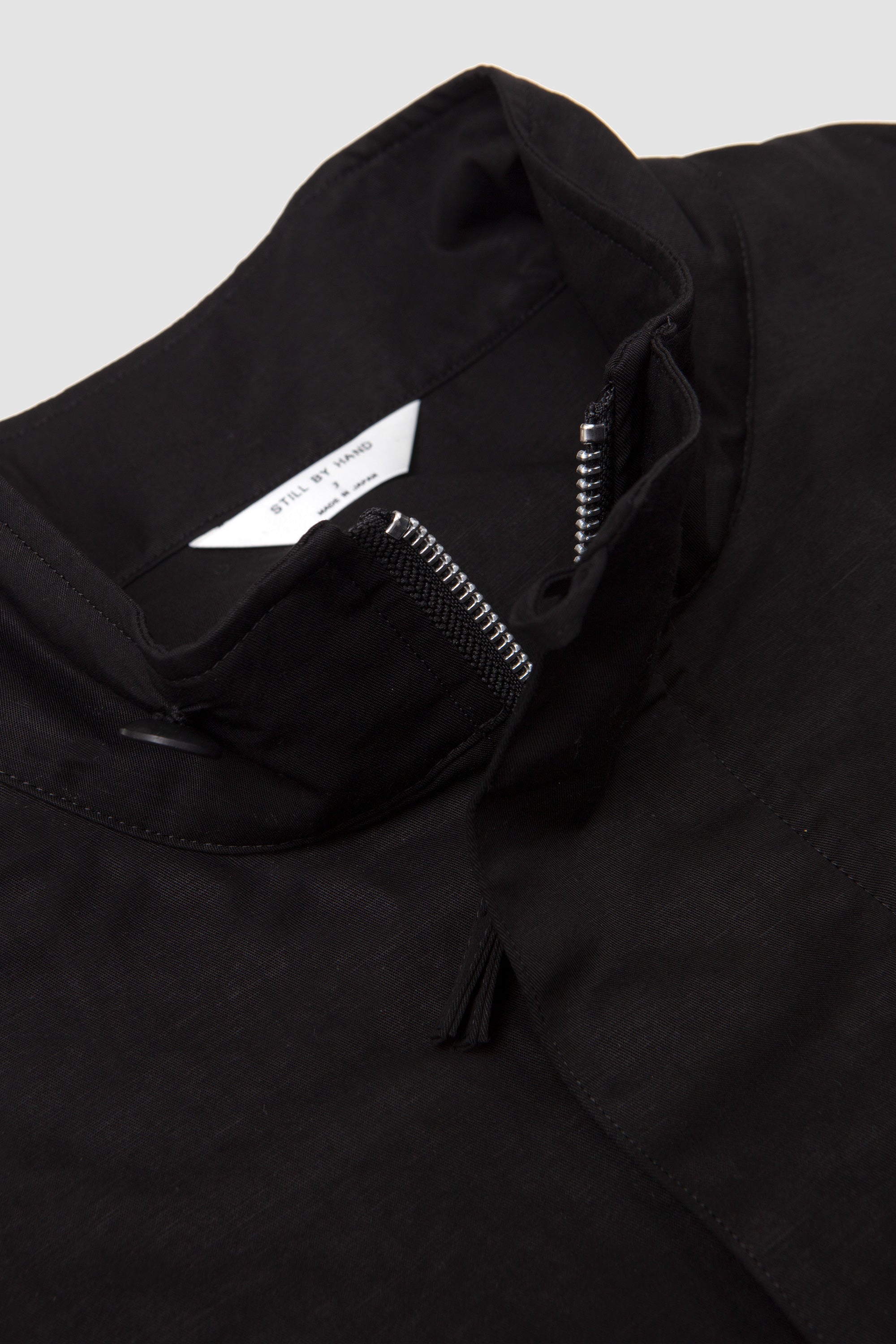 Stand Collar Blouson Black_4