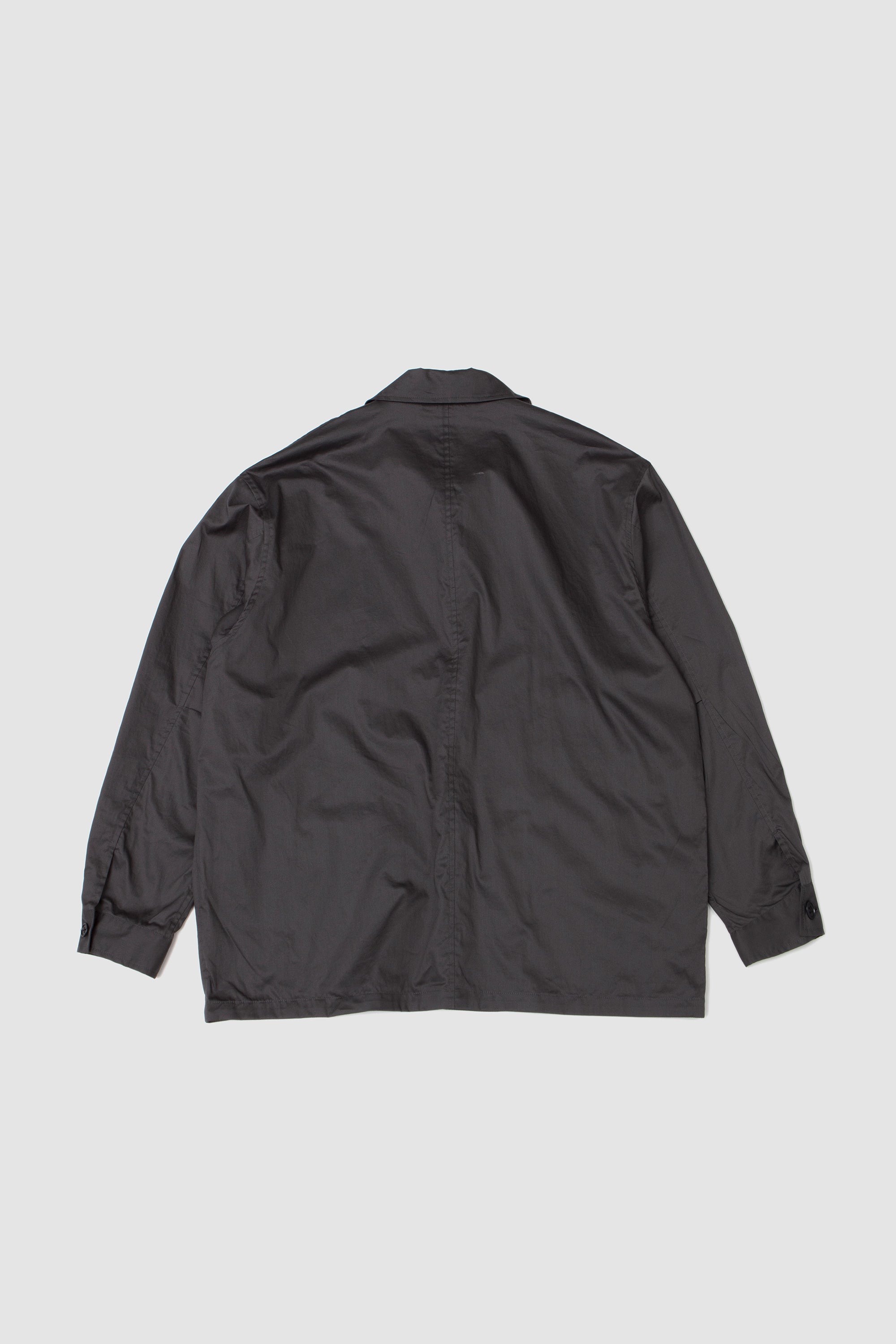 String Front Over Shirt Blue Charcoal_4