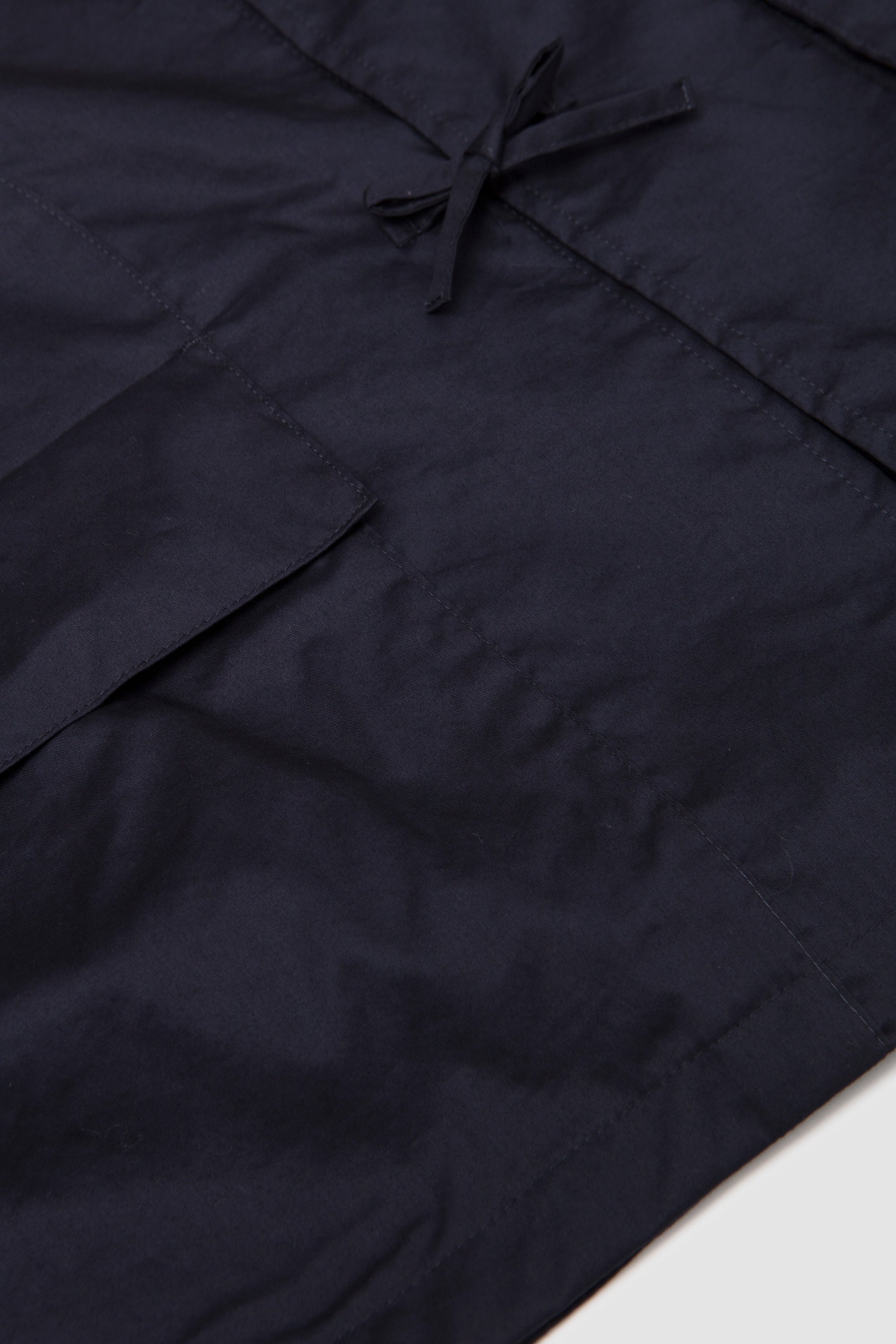 String Front Over Shirt Dark Navy_3