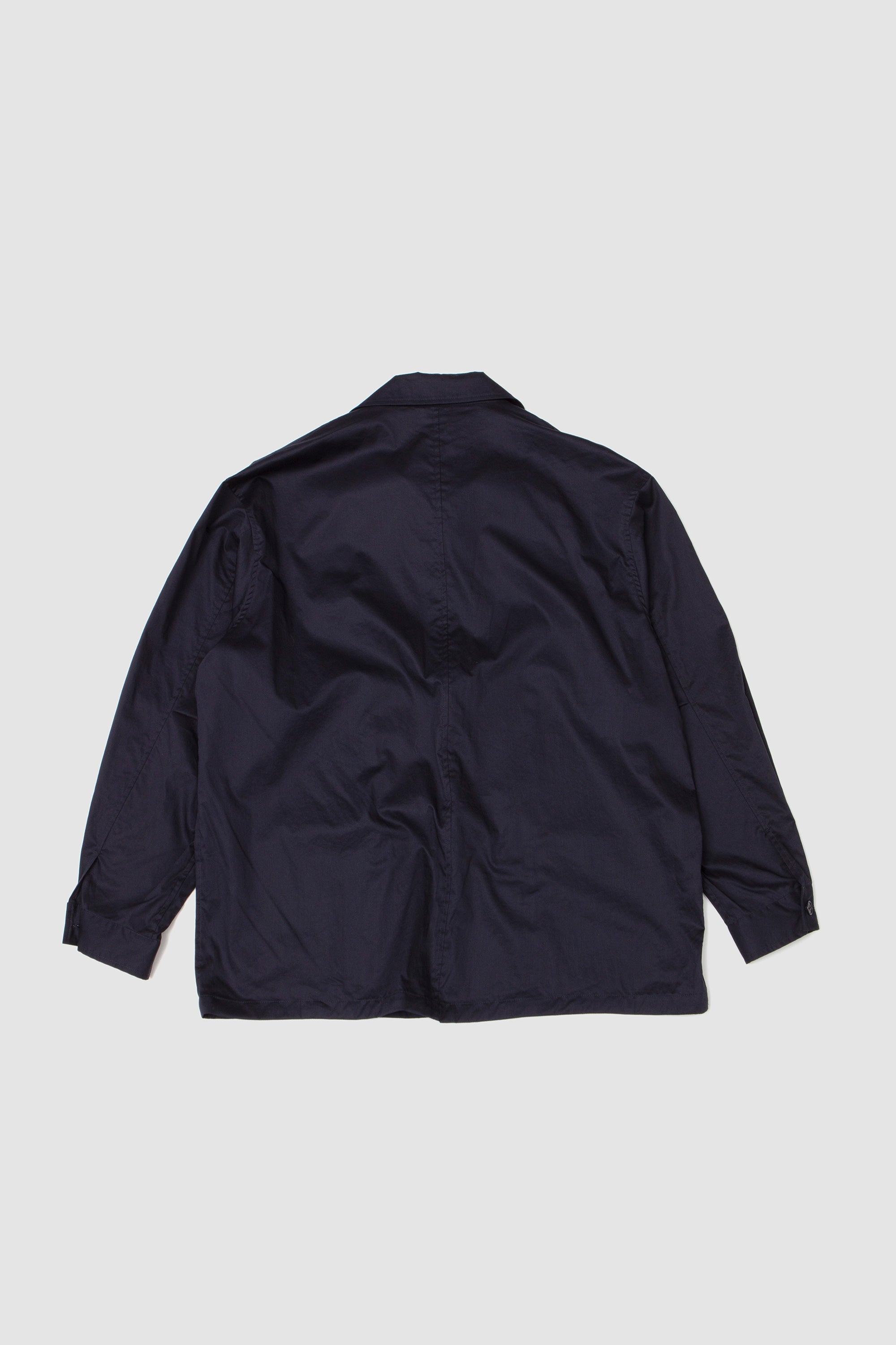 String Front Over Shirt Dark Navy_4