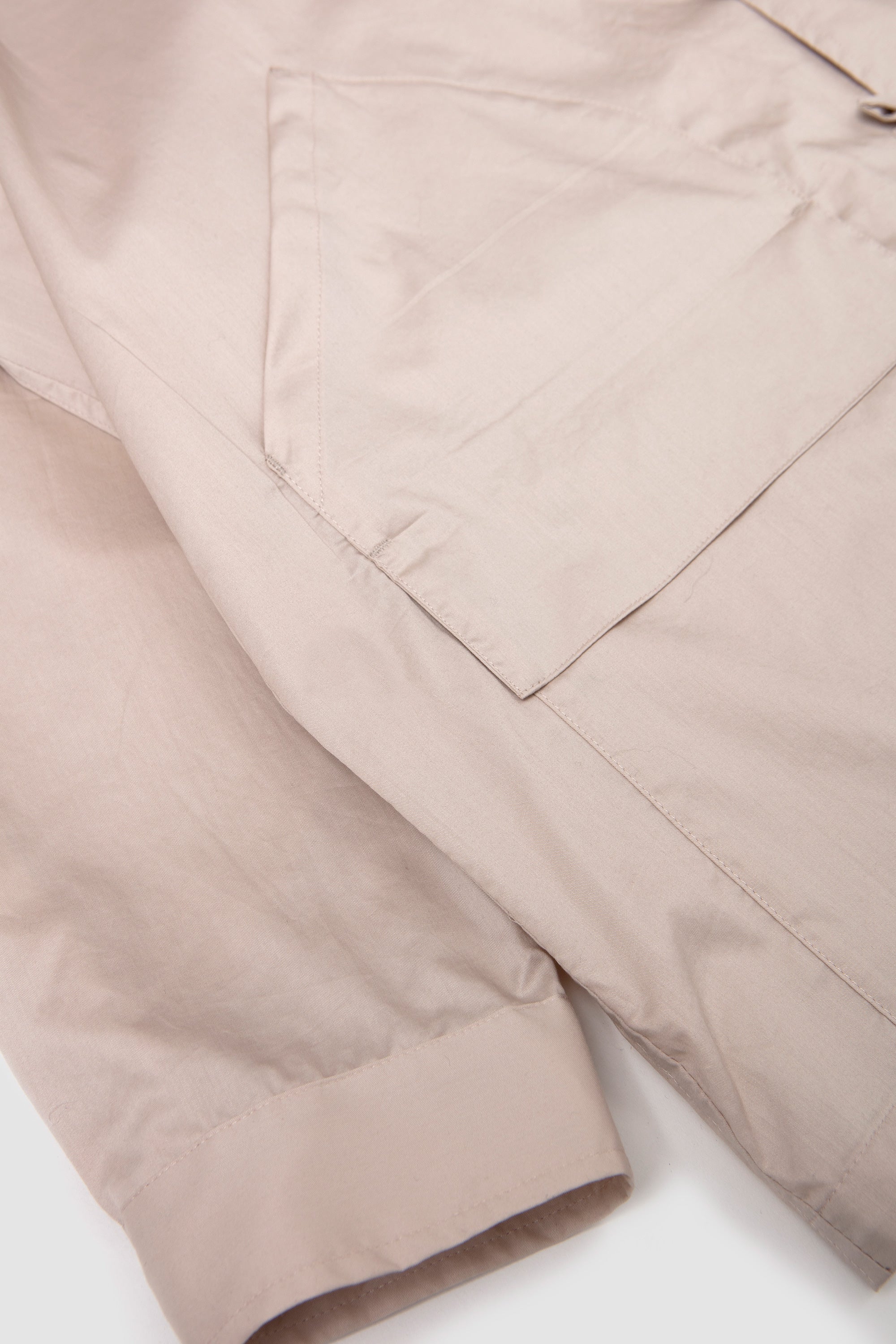 String Front Over Shirt Pink Beige_3