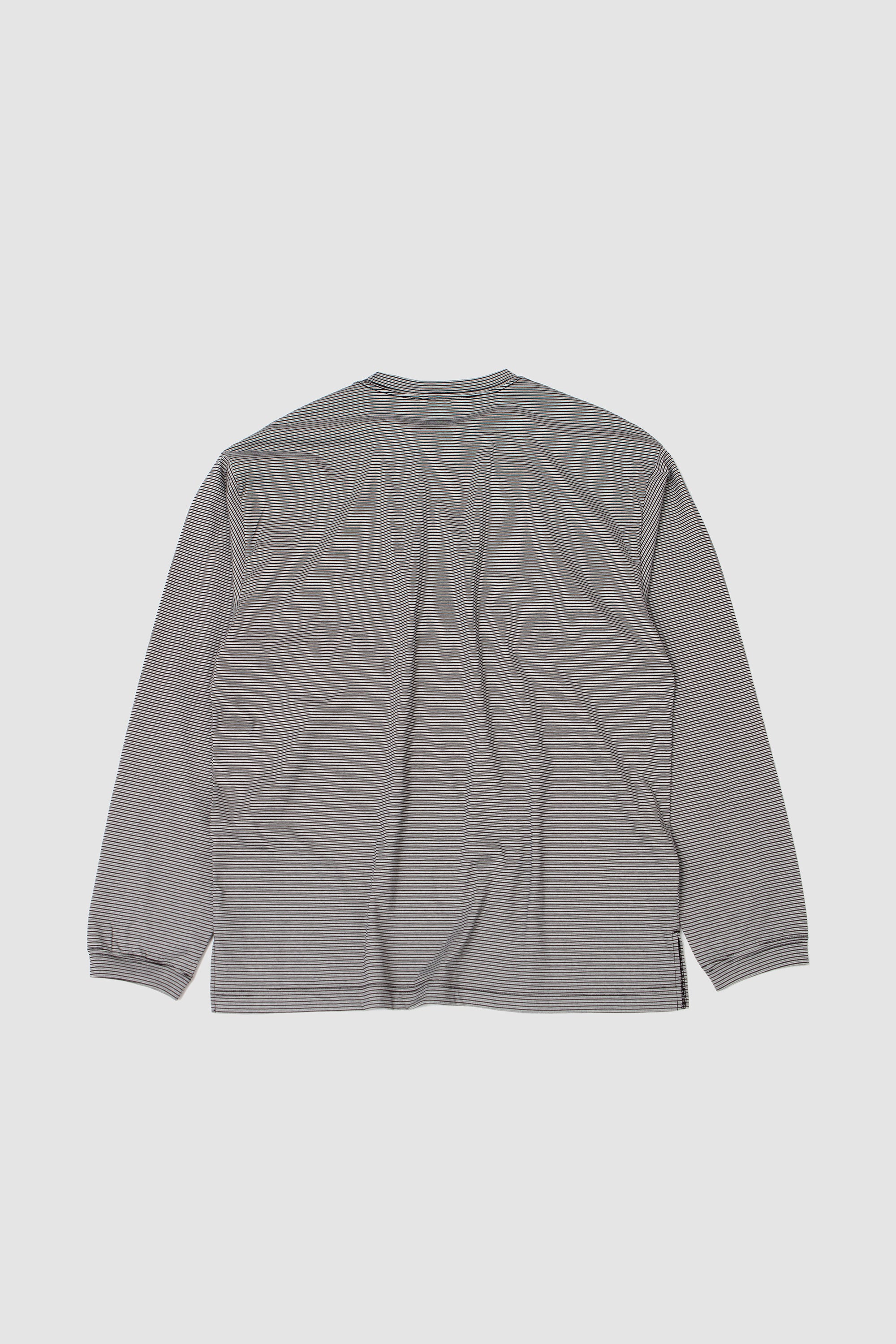 Striped Long Sleeve Grey/ Black_4