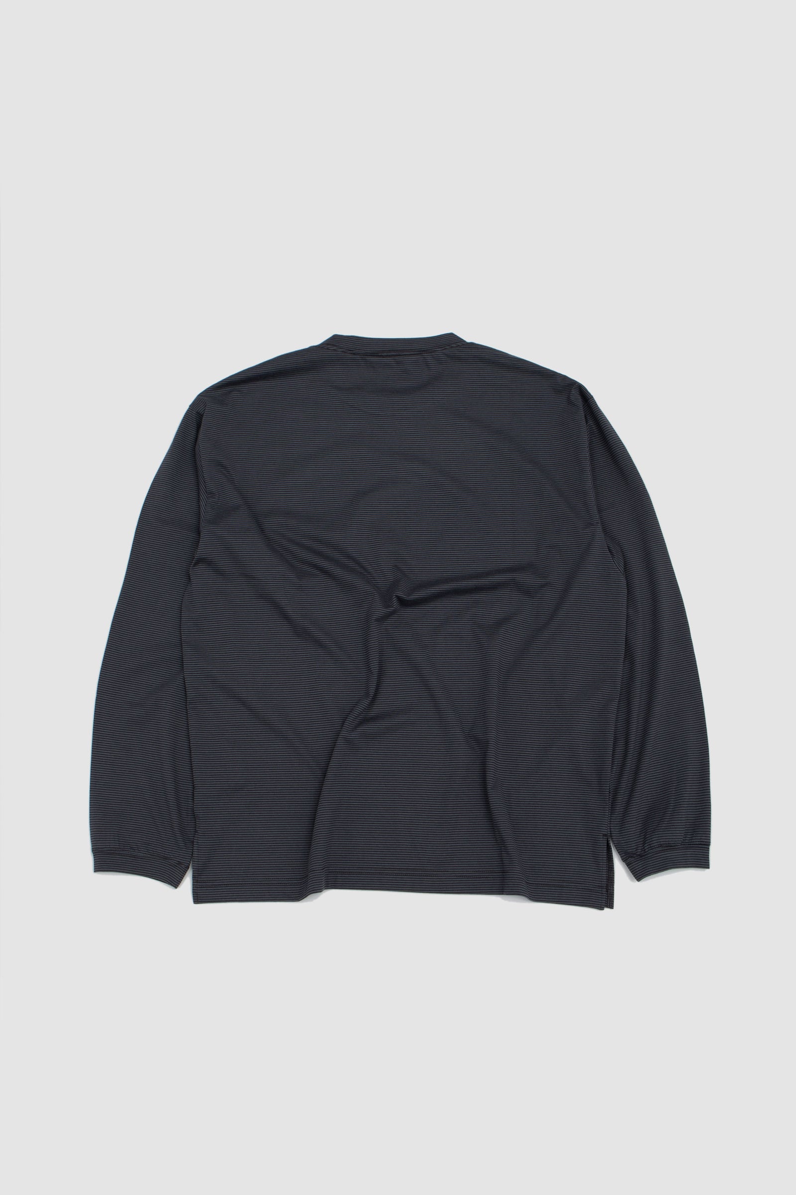 SPORTIVO STORE_Striped Long Sleeve T-Shirt Grey/ Navy_5