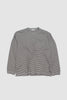 SPORTIVO STORE_Striped Long Sleeve T-Shirt White/ Olive