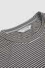 SPORTIVO STORE_Striped Long Sleeve T-Shirt White/ Olive_3