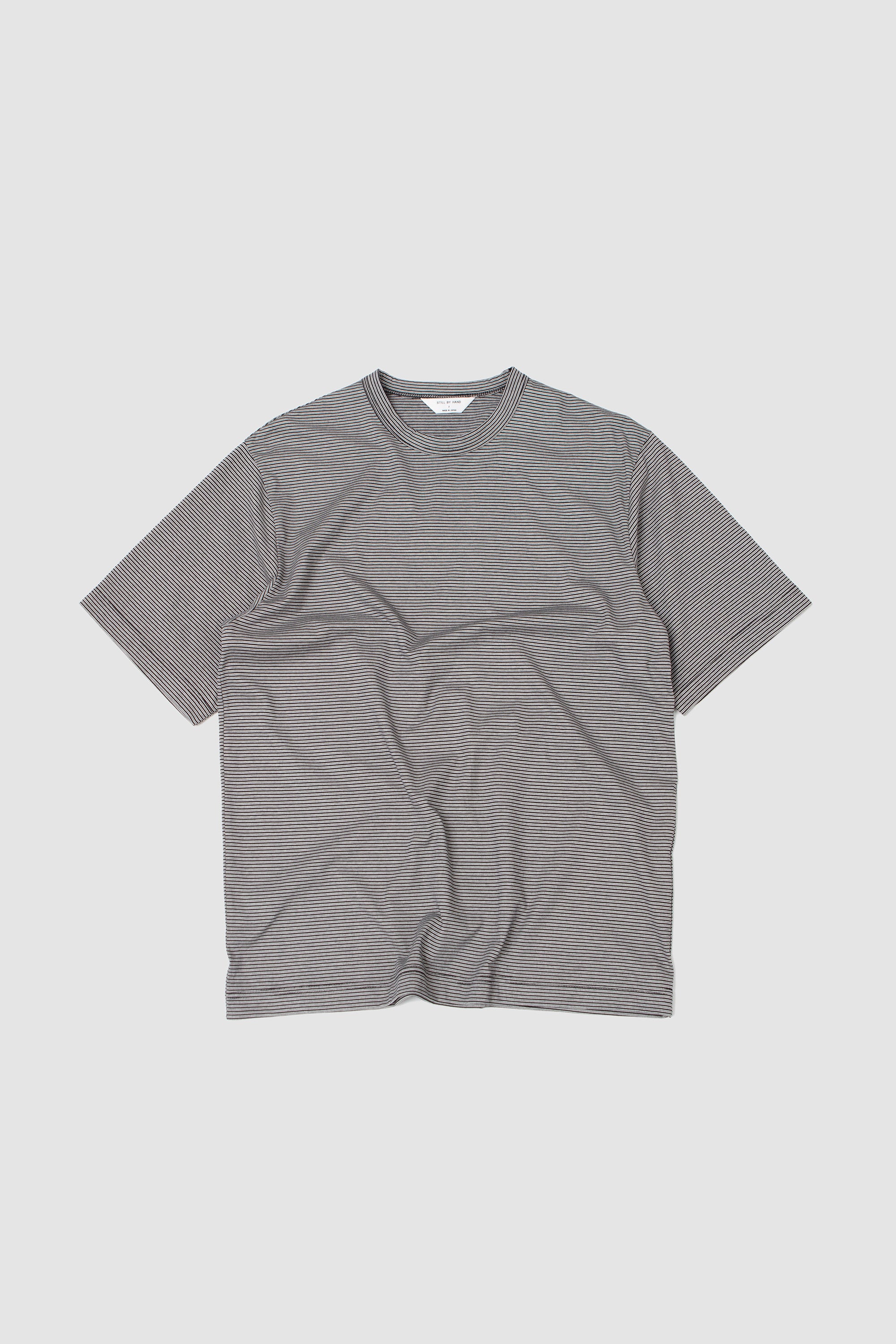Striped T-Shirt Grey/ Black