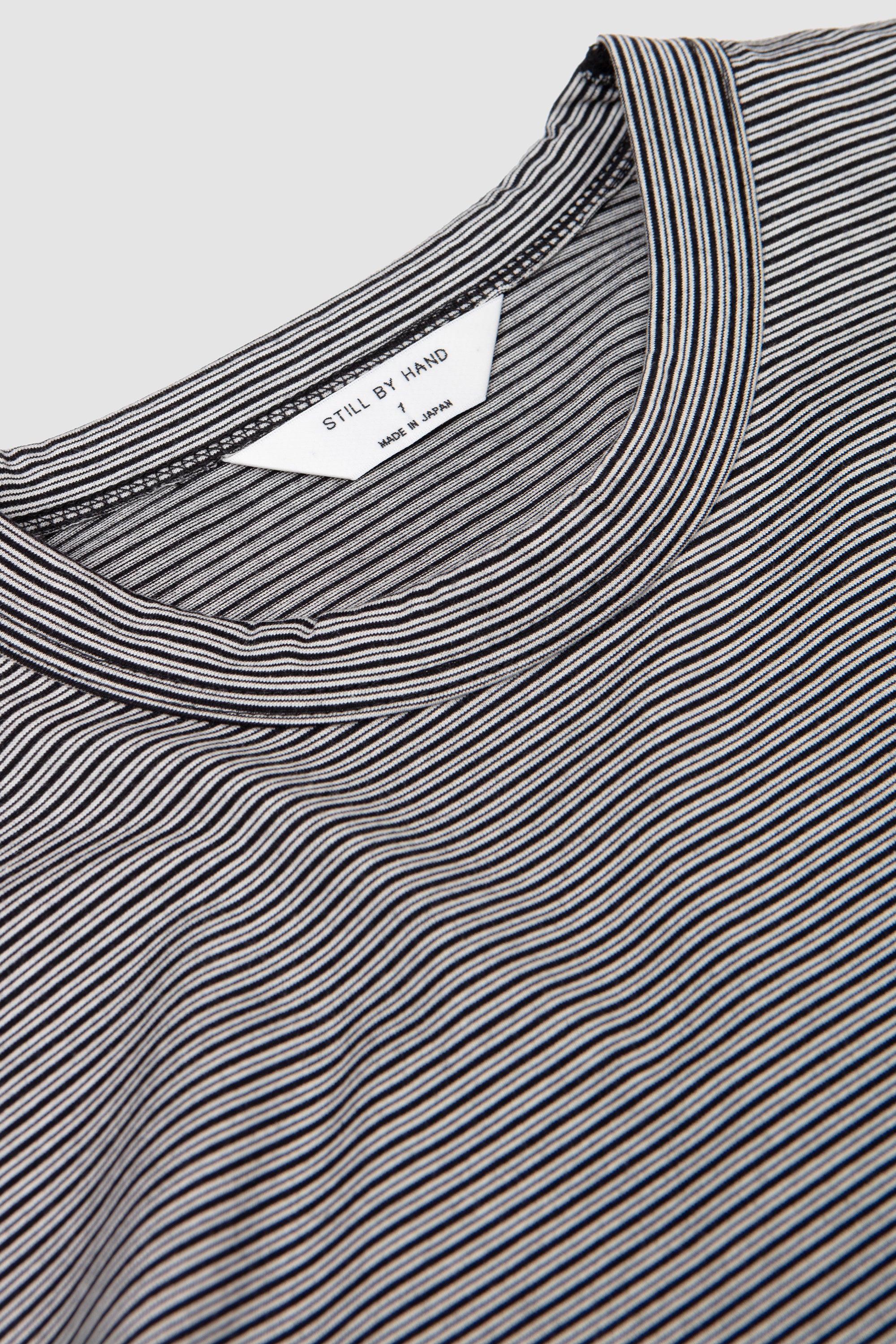 Striped T-Shirt Grey/ Black_2