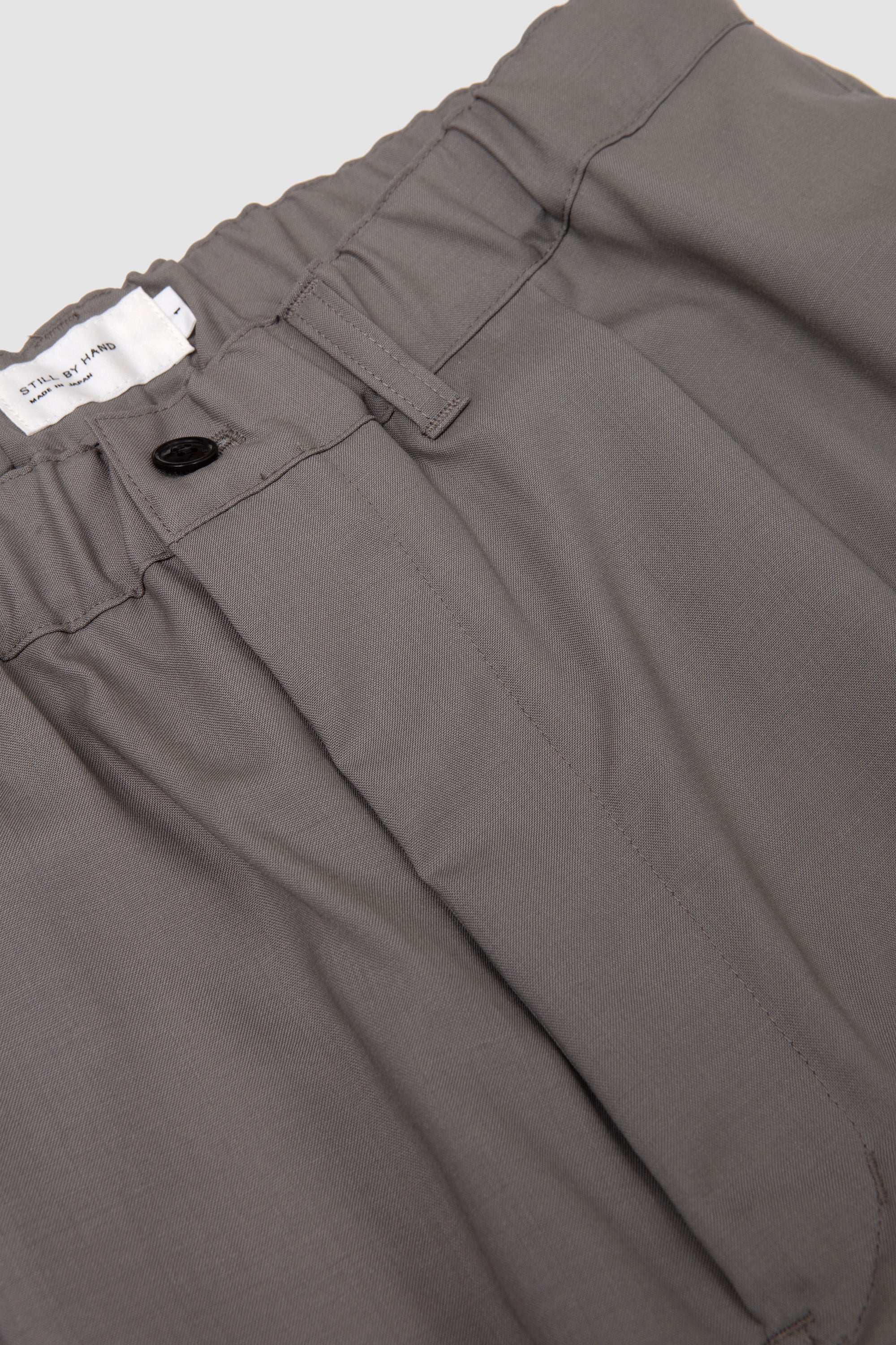 Summer Wool Wide Pants Grey_2