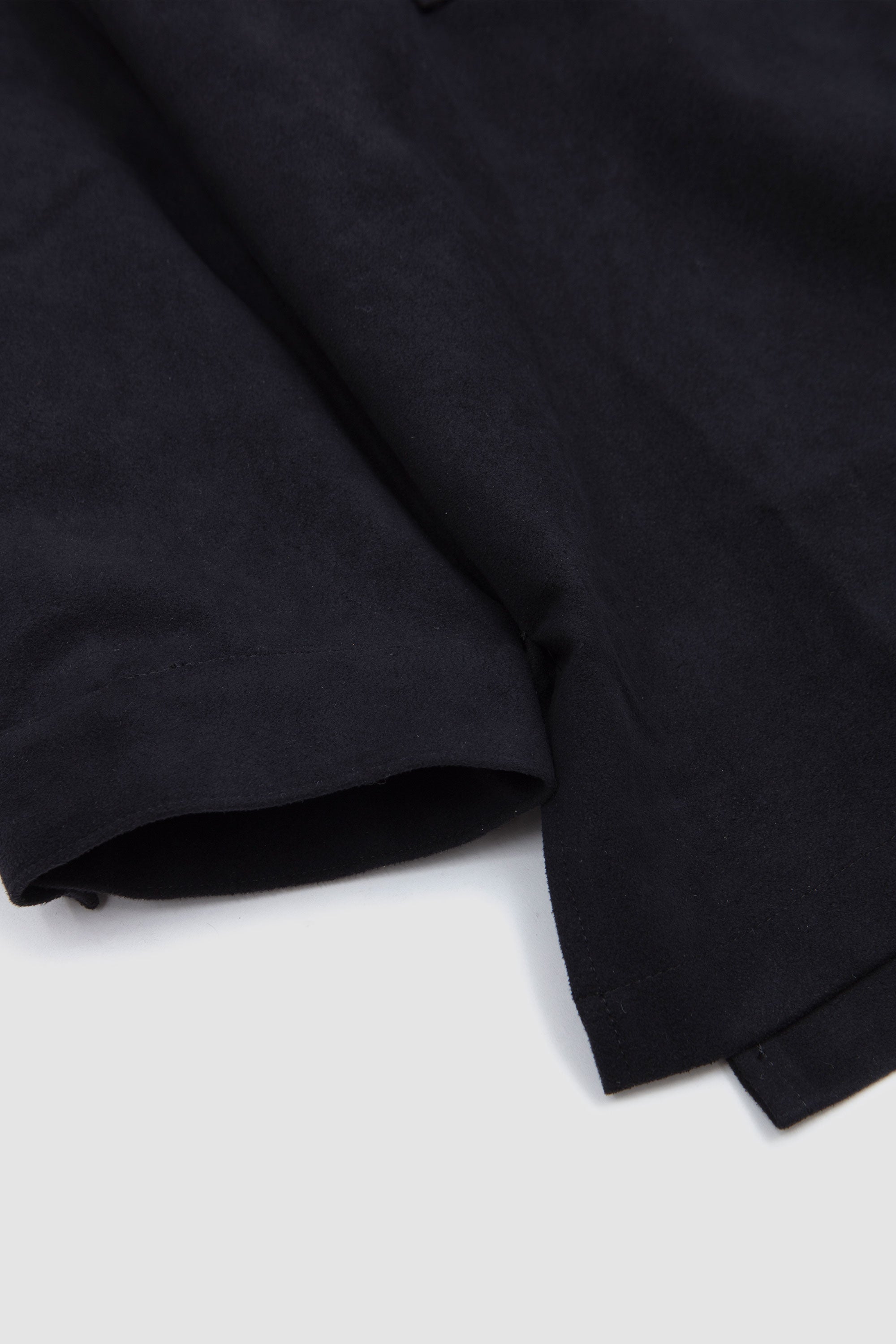 Synthetic Leather Over Shirt Ink Black