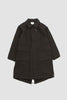 SPORTIVO STORE_Tweed Fishtail Coat Dark Brown