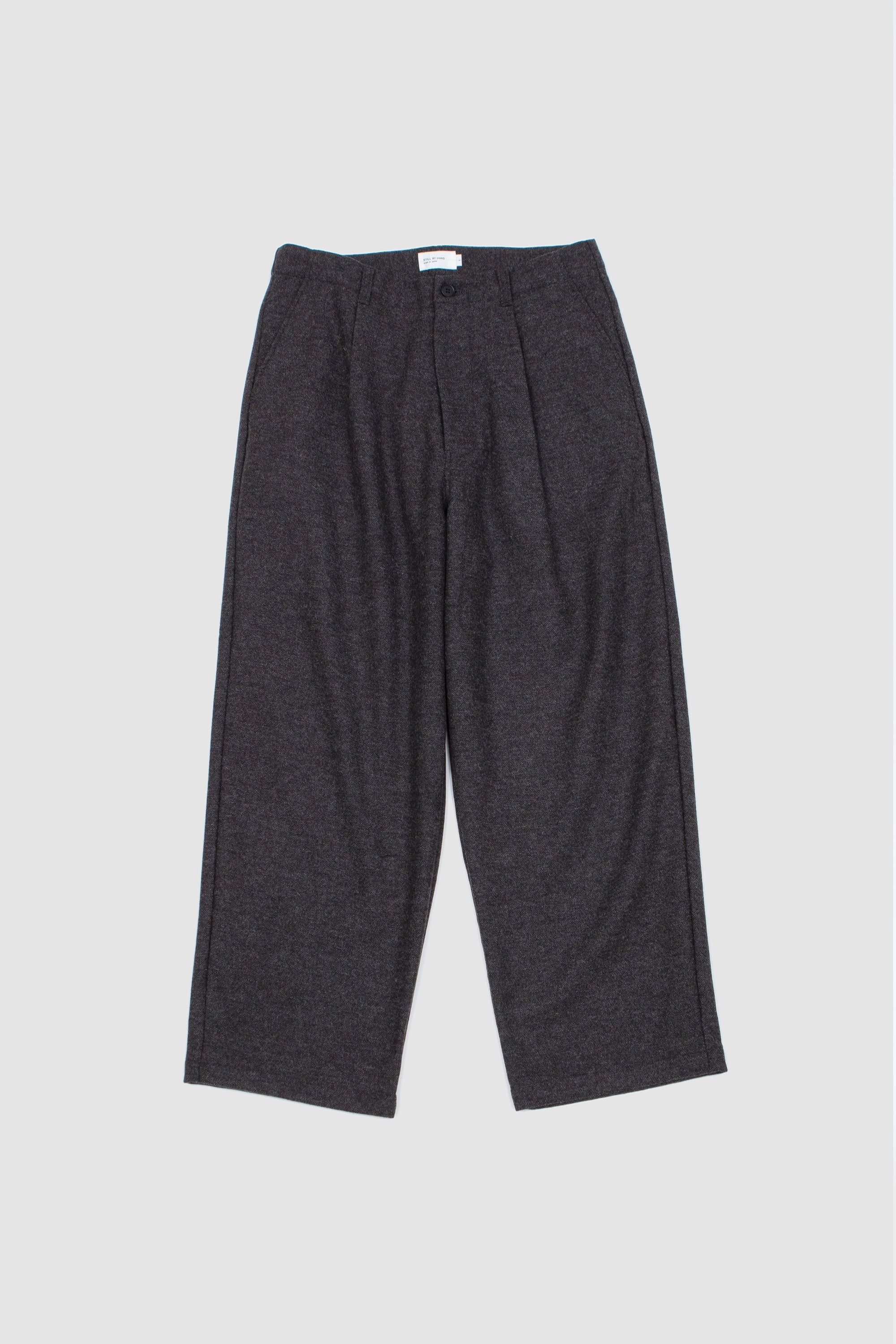 W/N Wide Pants Brown Charcoal_1