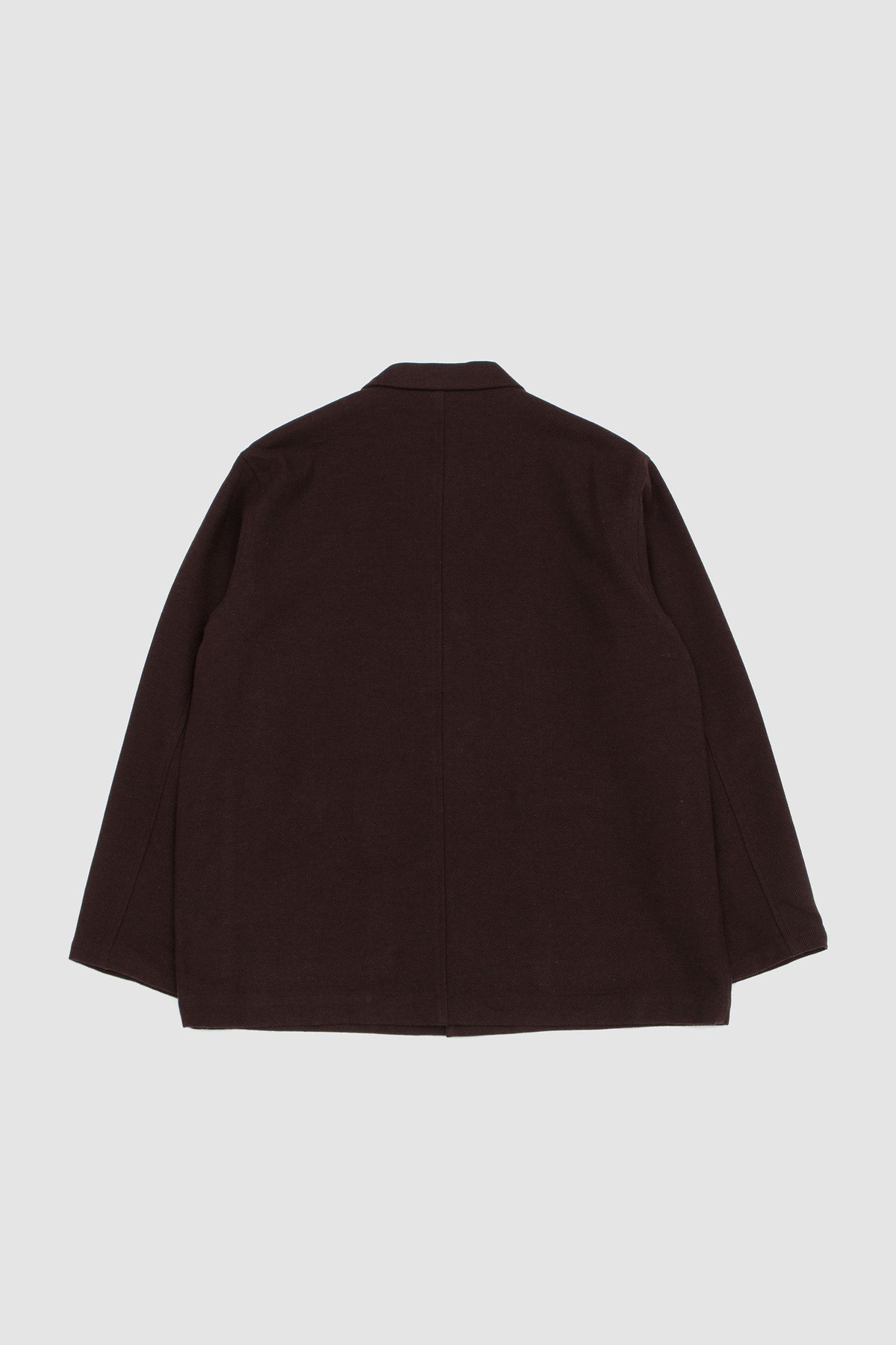 Wool Mixed 4B Jacket Dark Brown_4