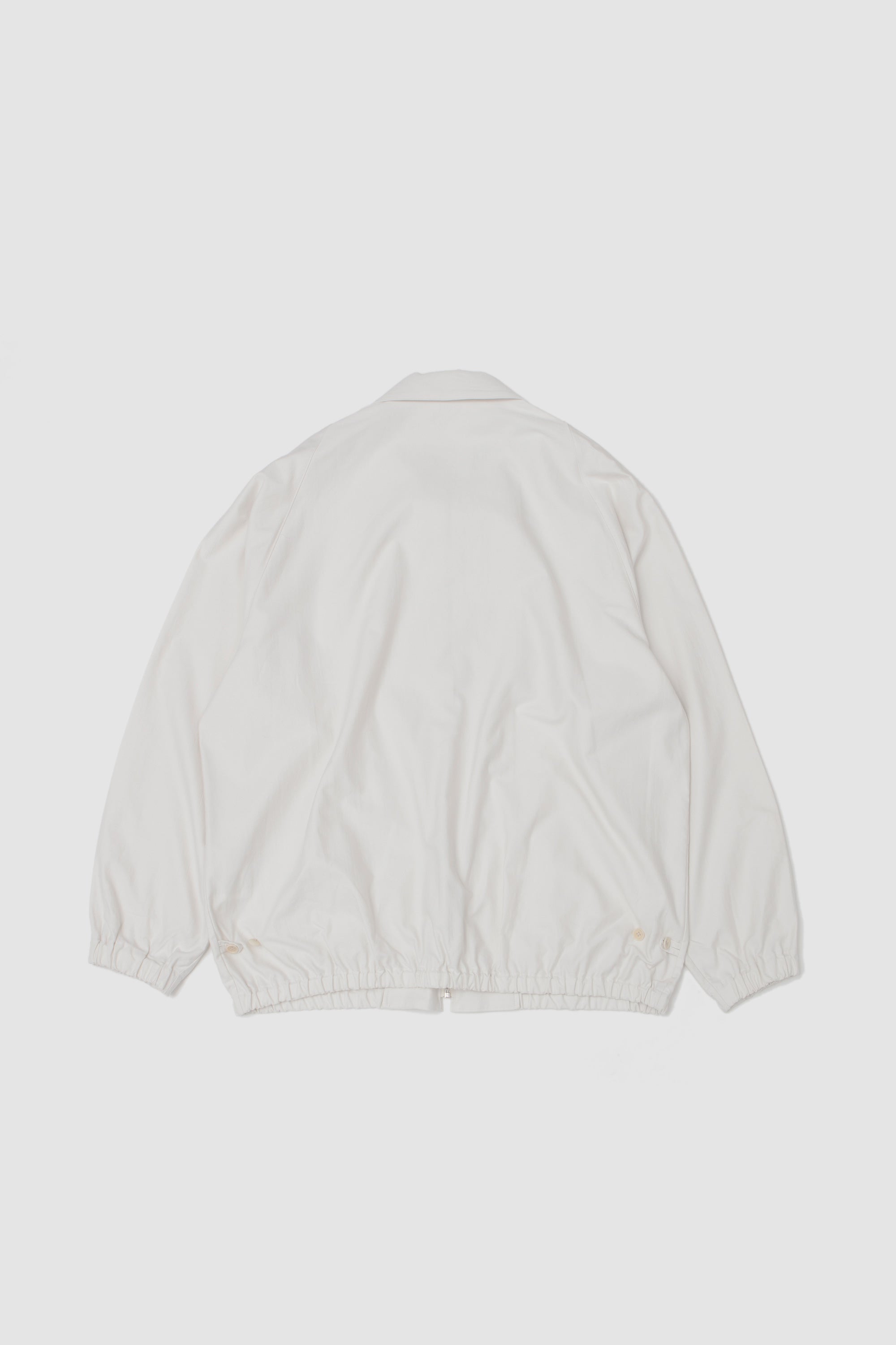 Zip Up Moleskin Blouson Ivory_4