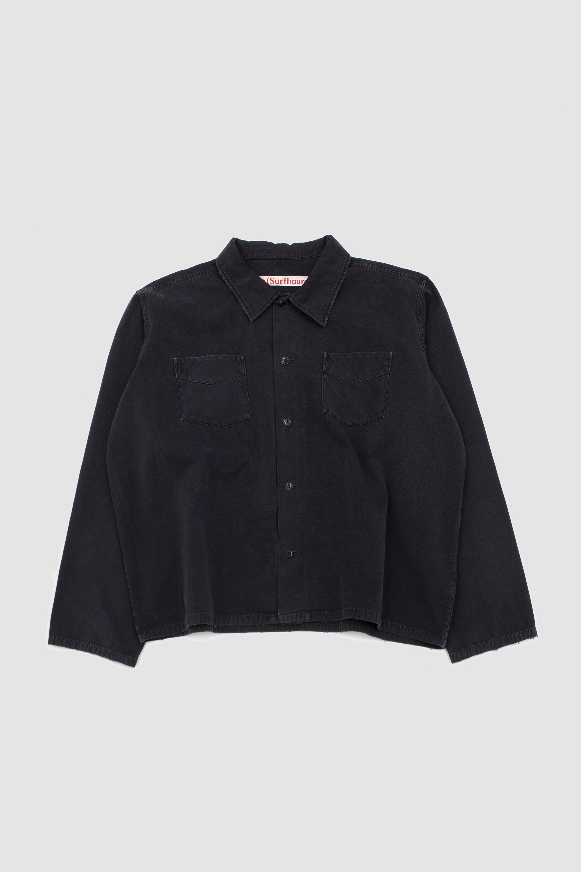 Club Overshirt Washed Black
