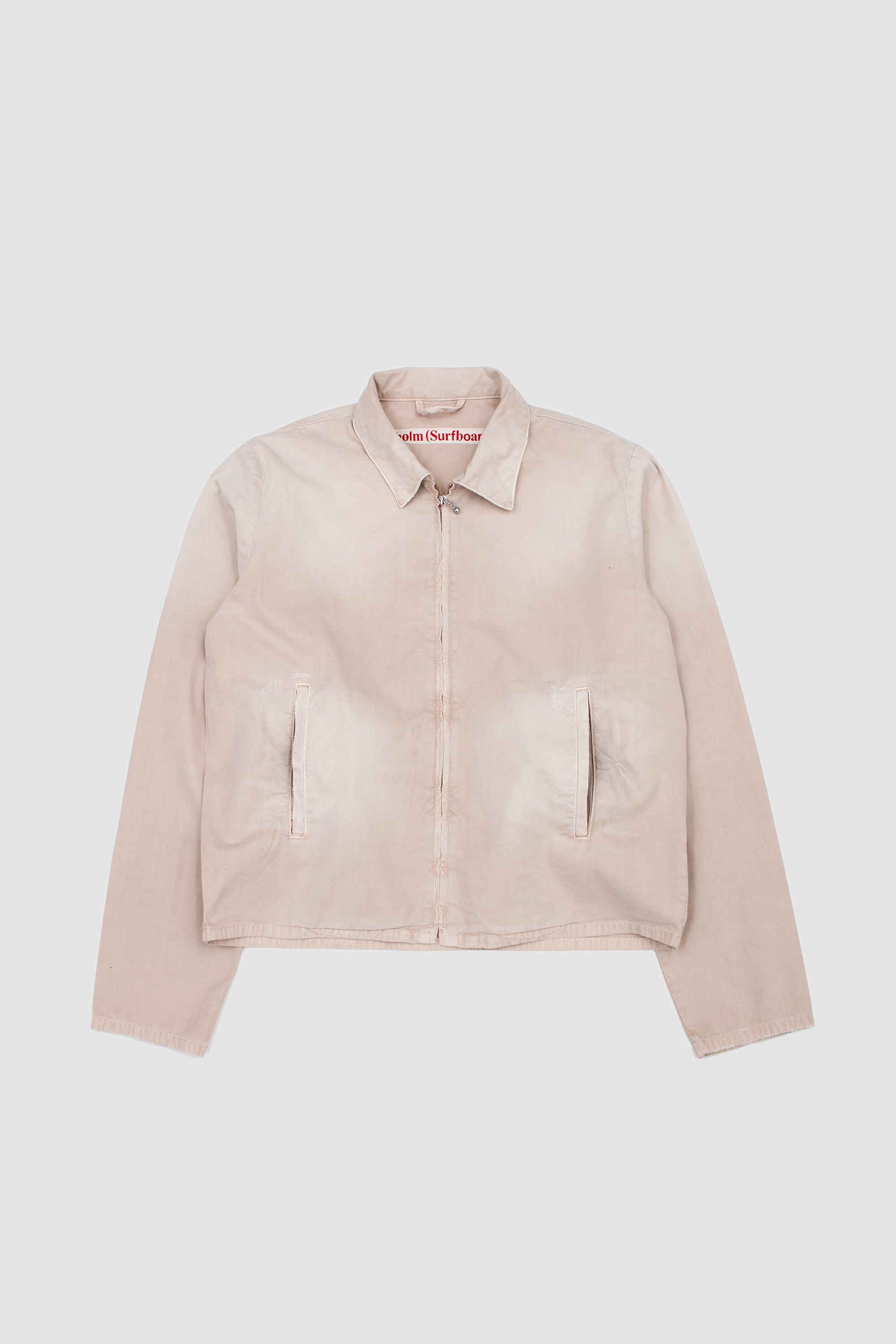 Cotton Logo Jacket Beige_1