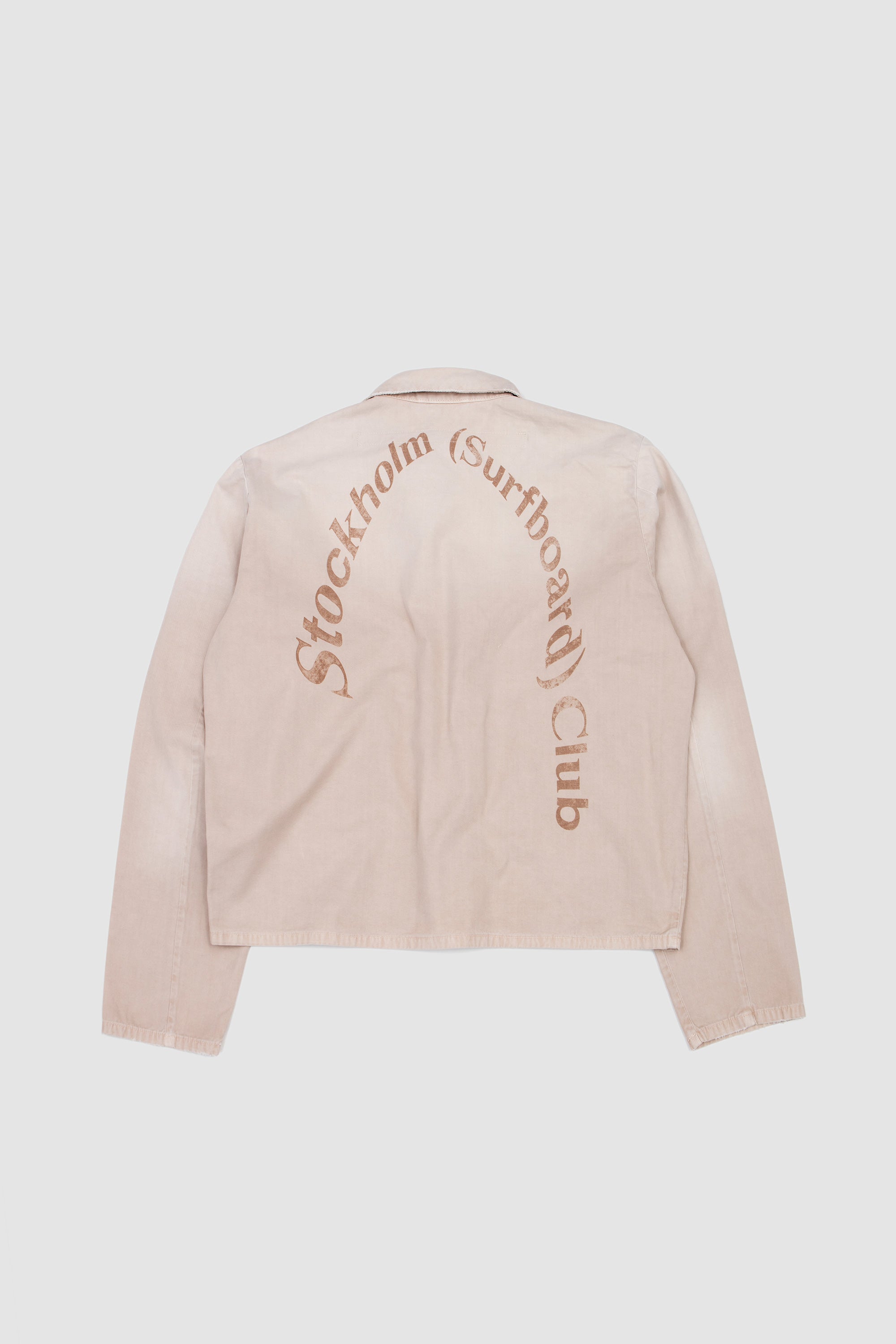 Cotton Logo Jacket Beige_4