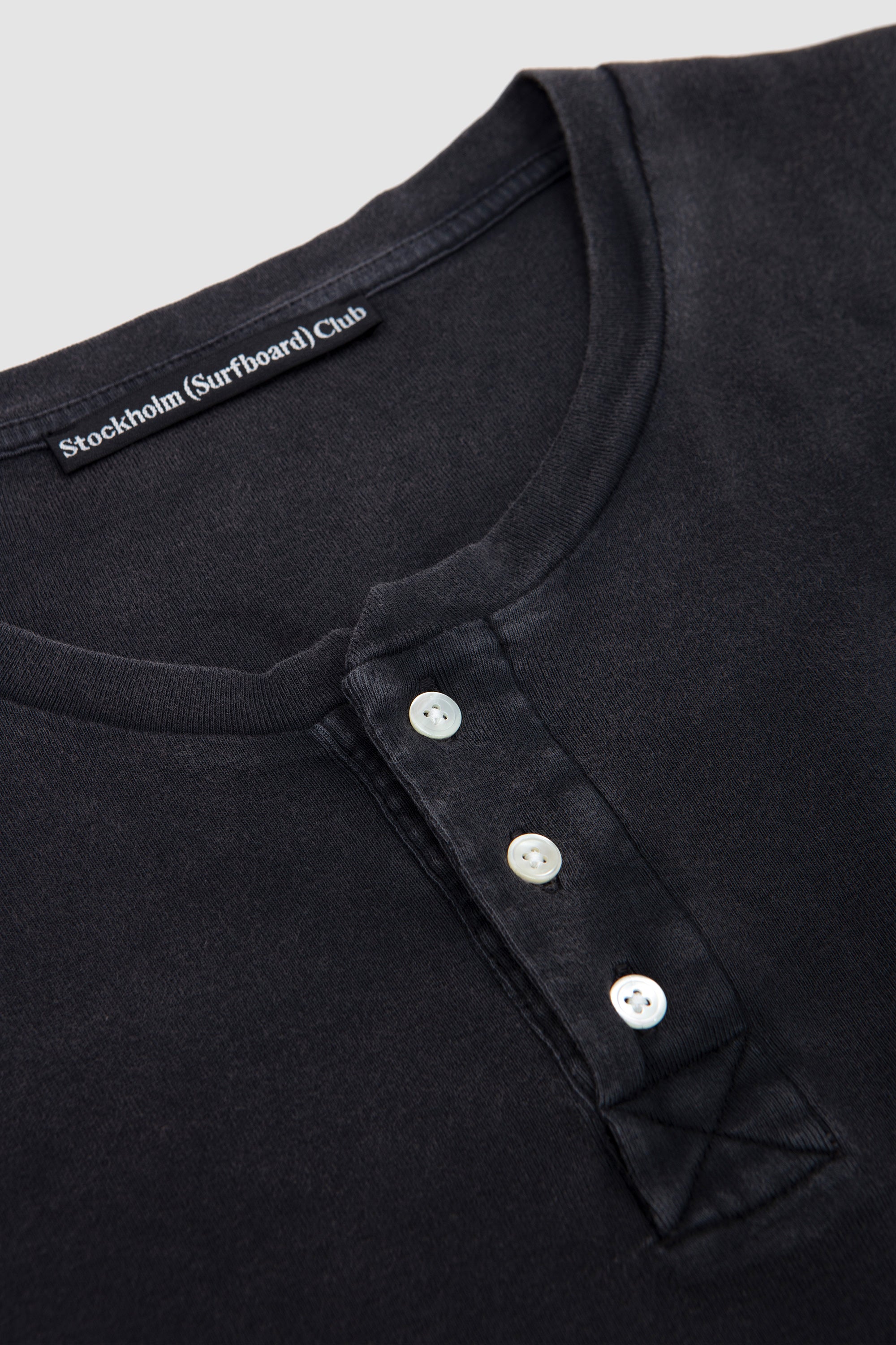 Henley T-Shirt Black