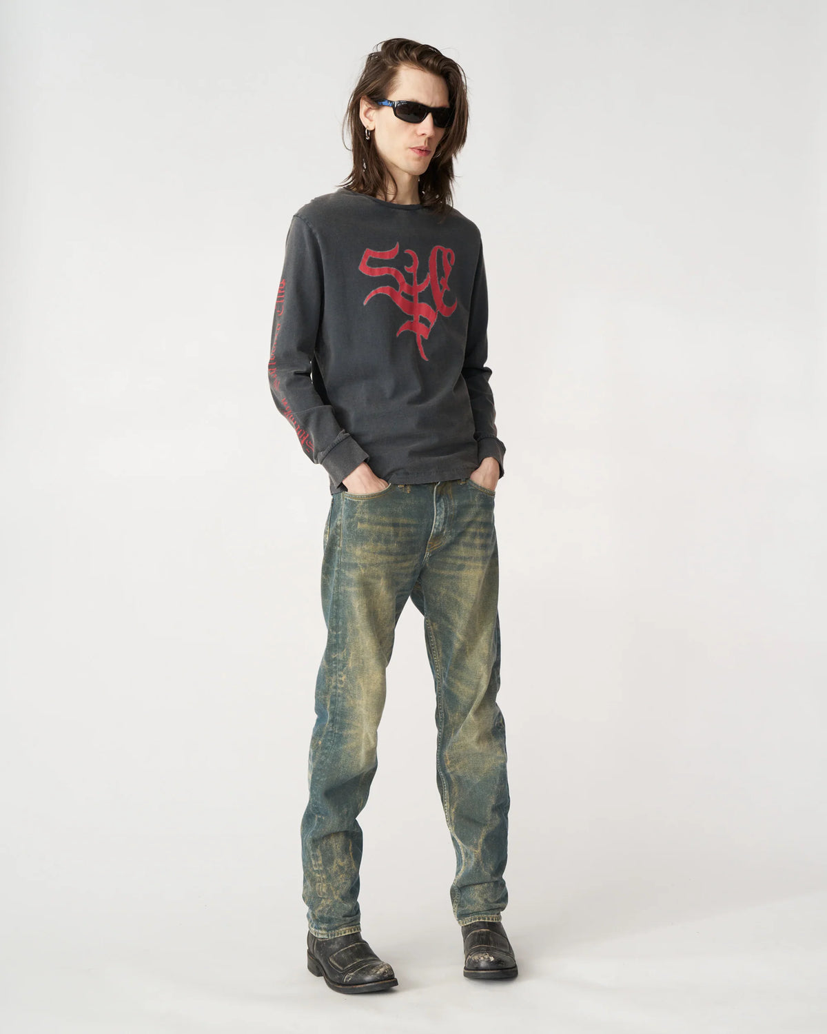 House T-Shirt Washed Black