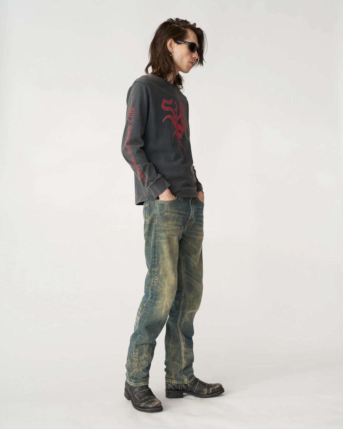 House T-Shirt Washed Black