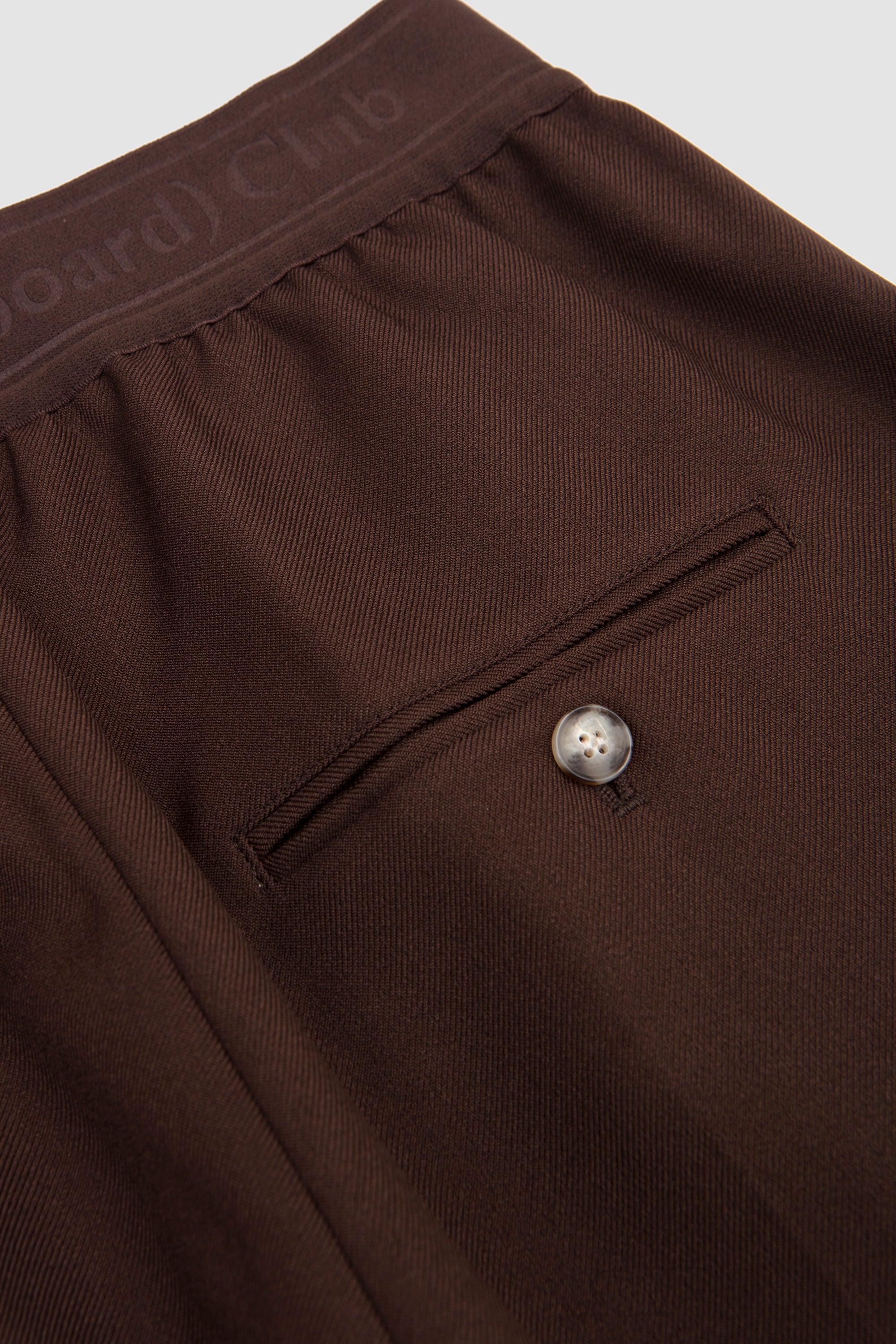 Relaxed Fit Trousers Brown
