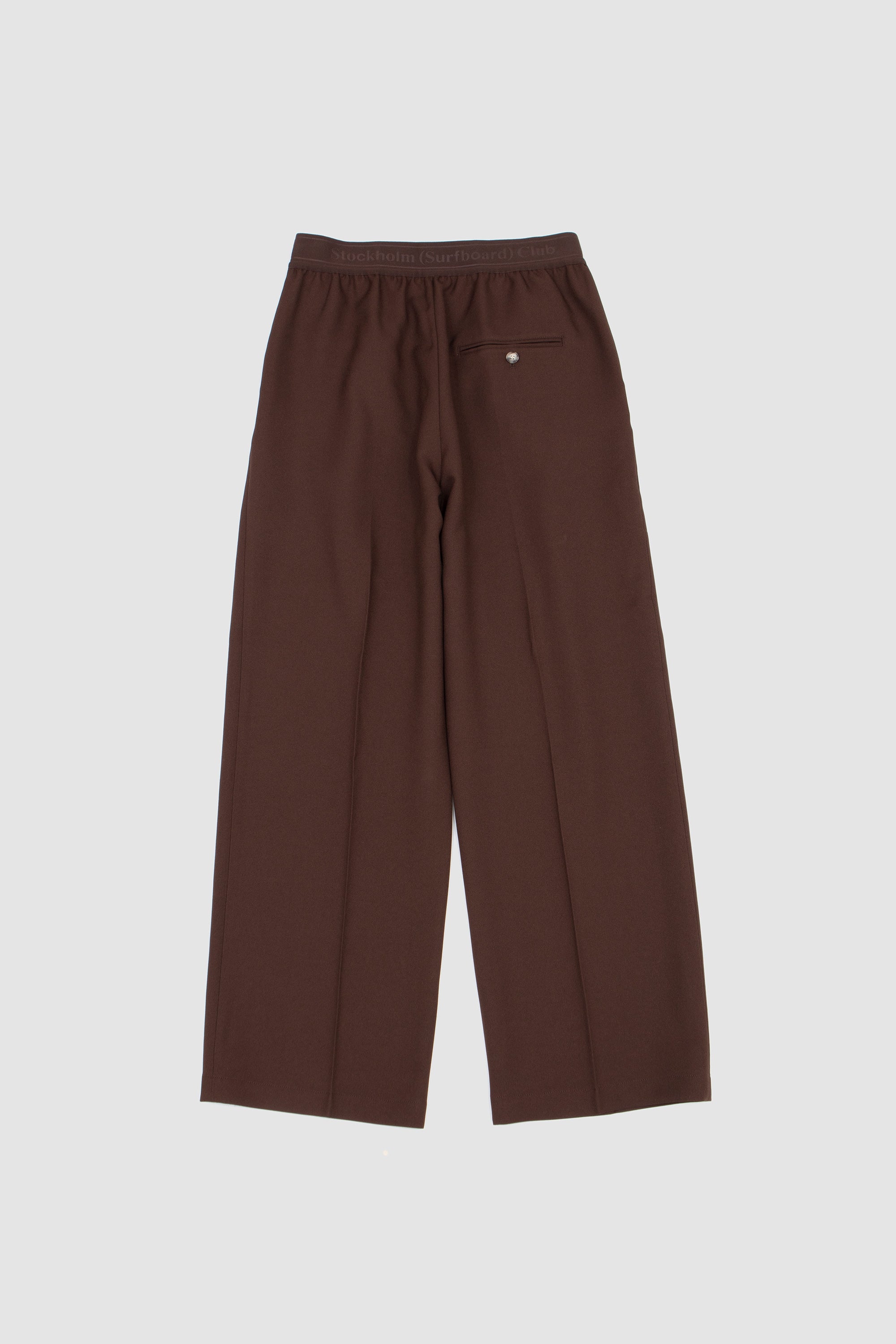 Relaxed Fit Trousers Brown_4