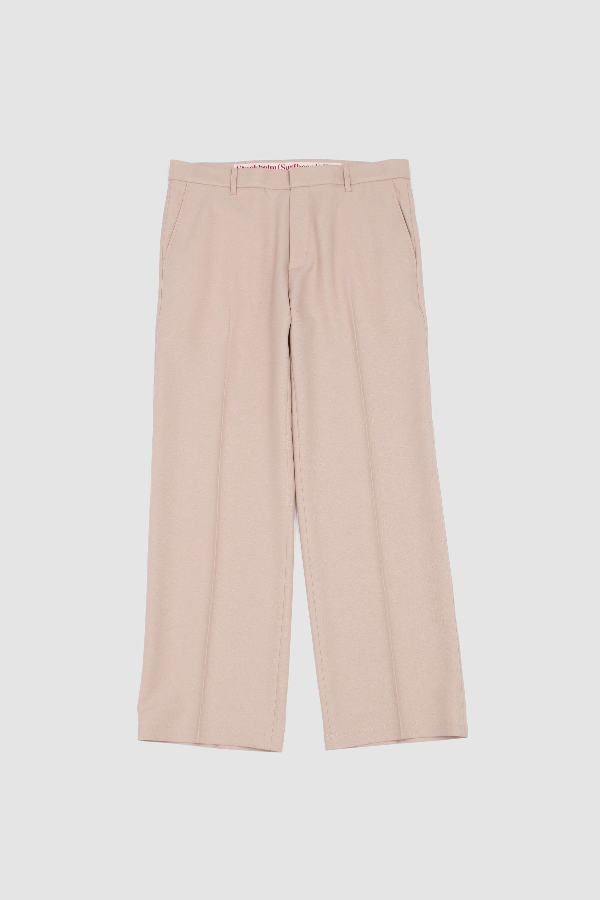 Tailored Bootcut Trousers Beige_1