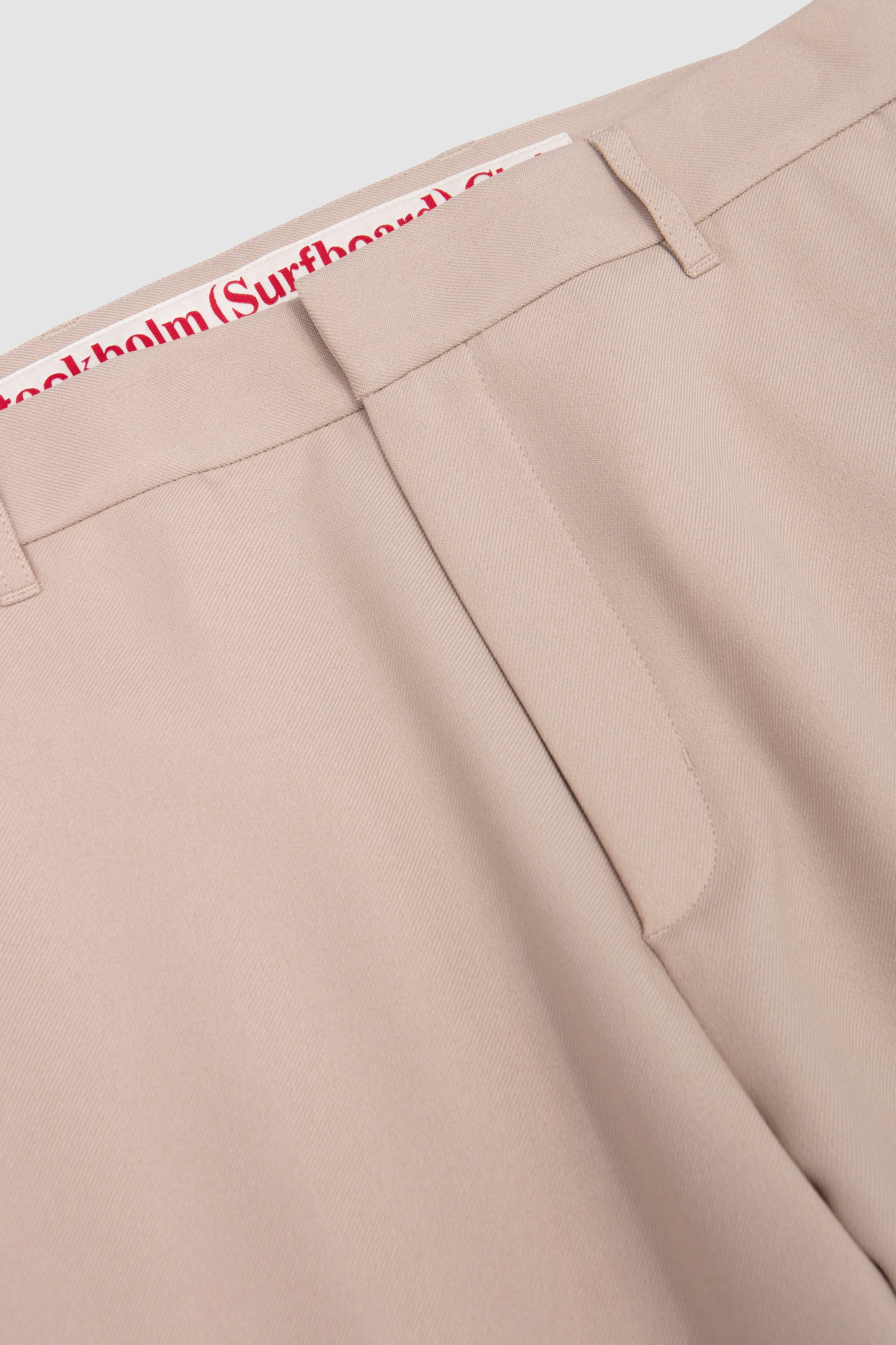 Tailored Bootcut Trousers Beige