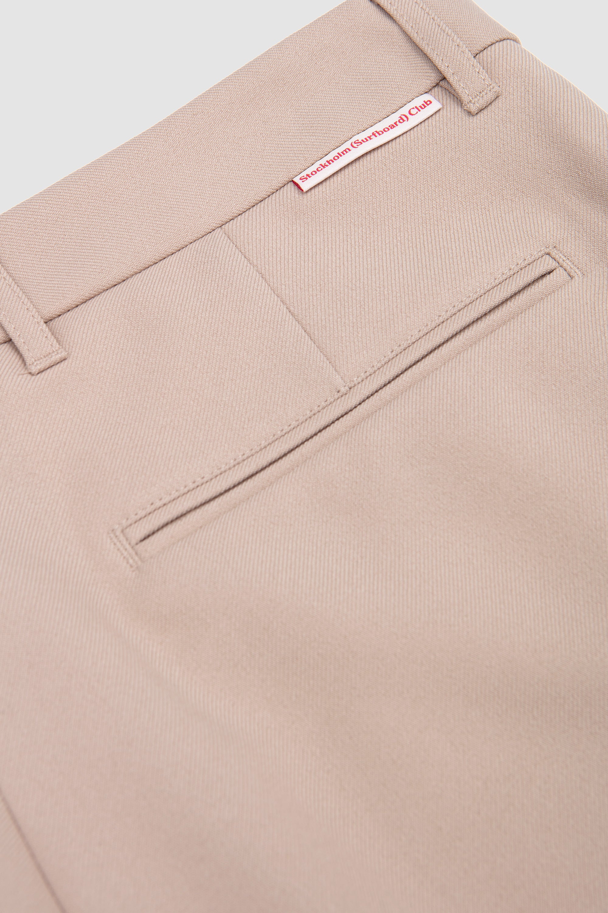 Tailored Bootcut Trousers Beige