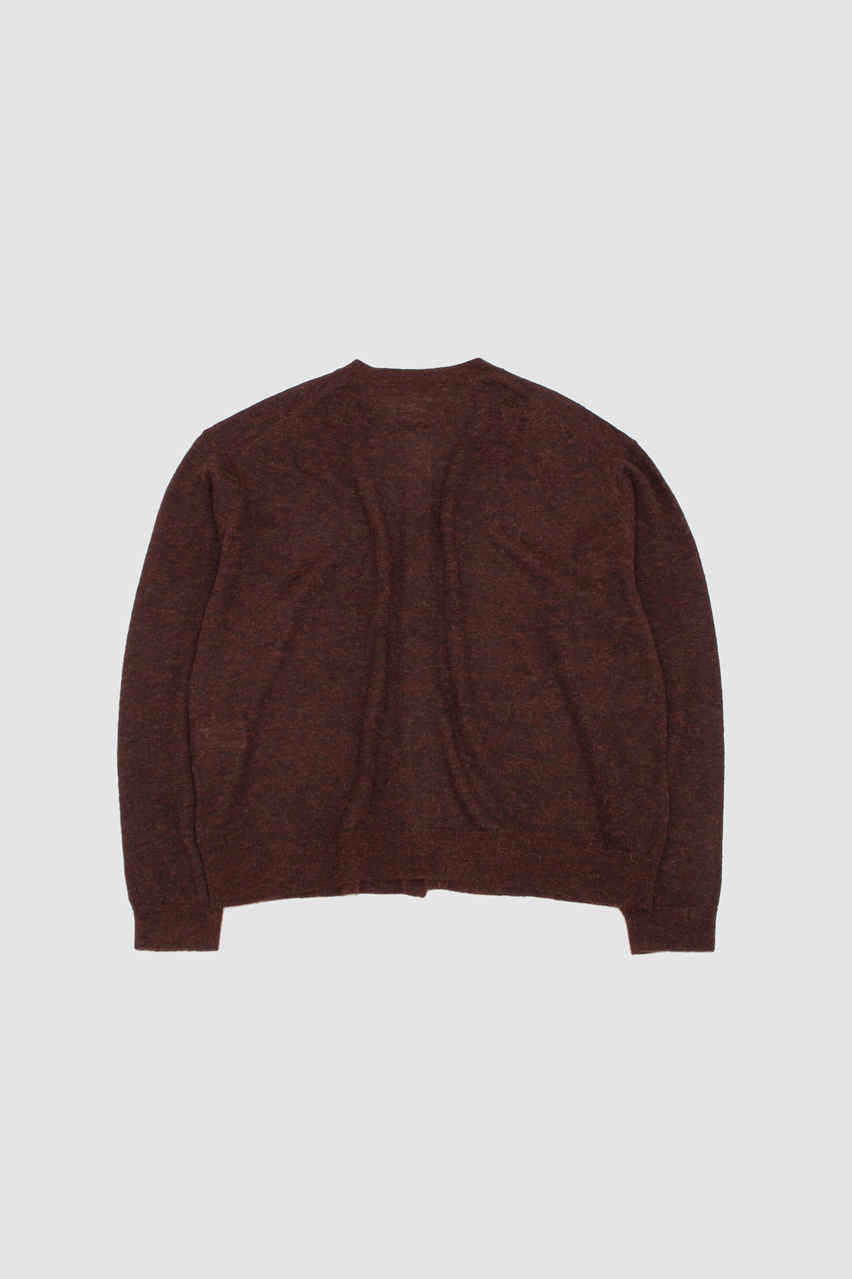 Andres Crew Neck Cardigan Chestnut_4