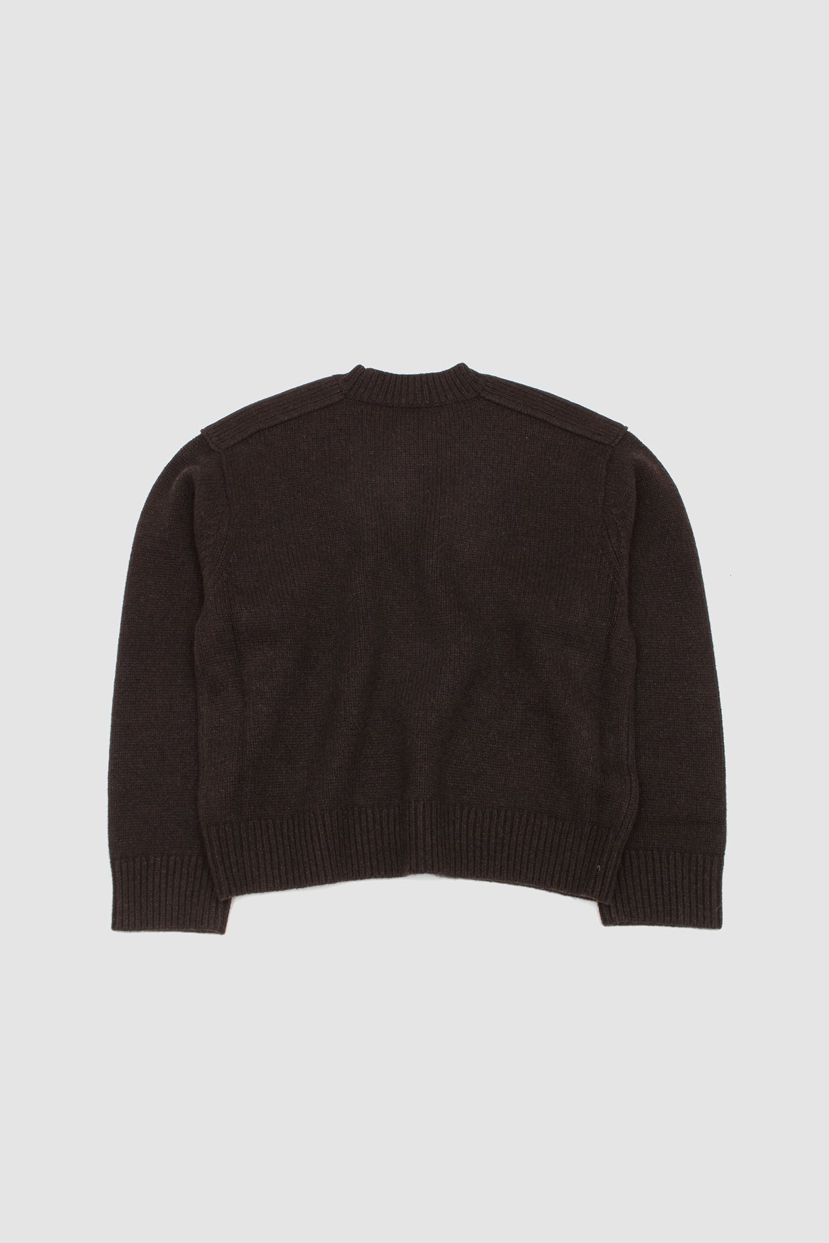 Berez Crew Neck Jumper Espresso Brown_4