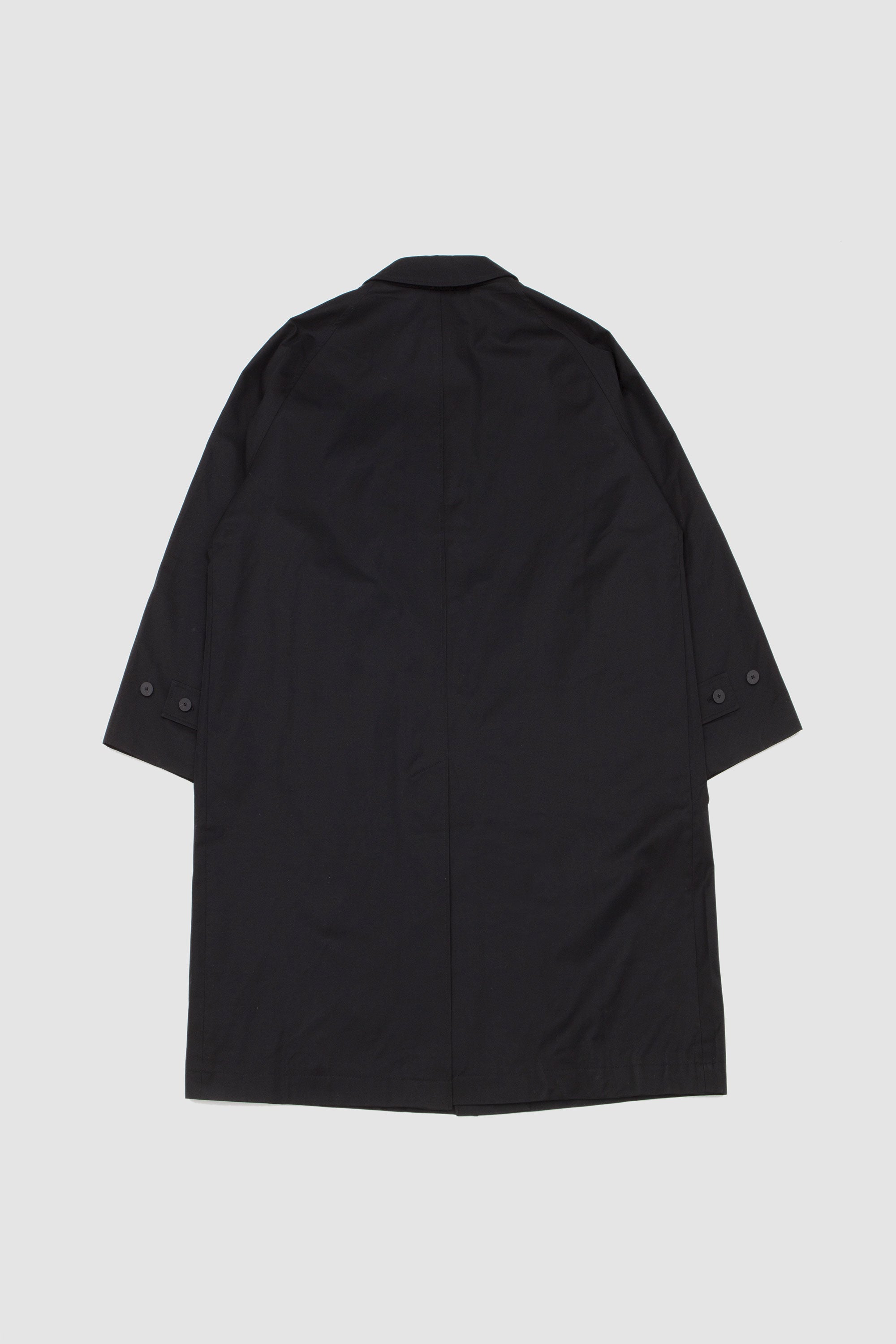 Crowe Coated Cotton Trench Darkest Navy_4
