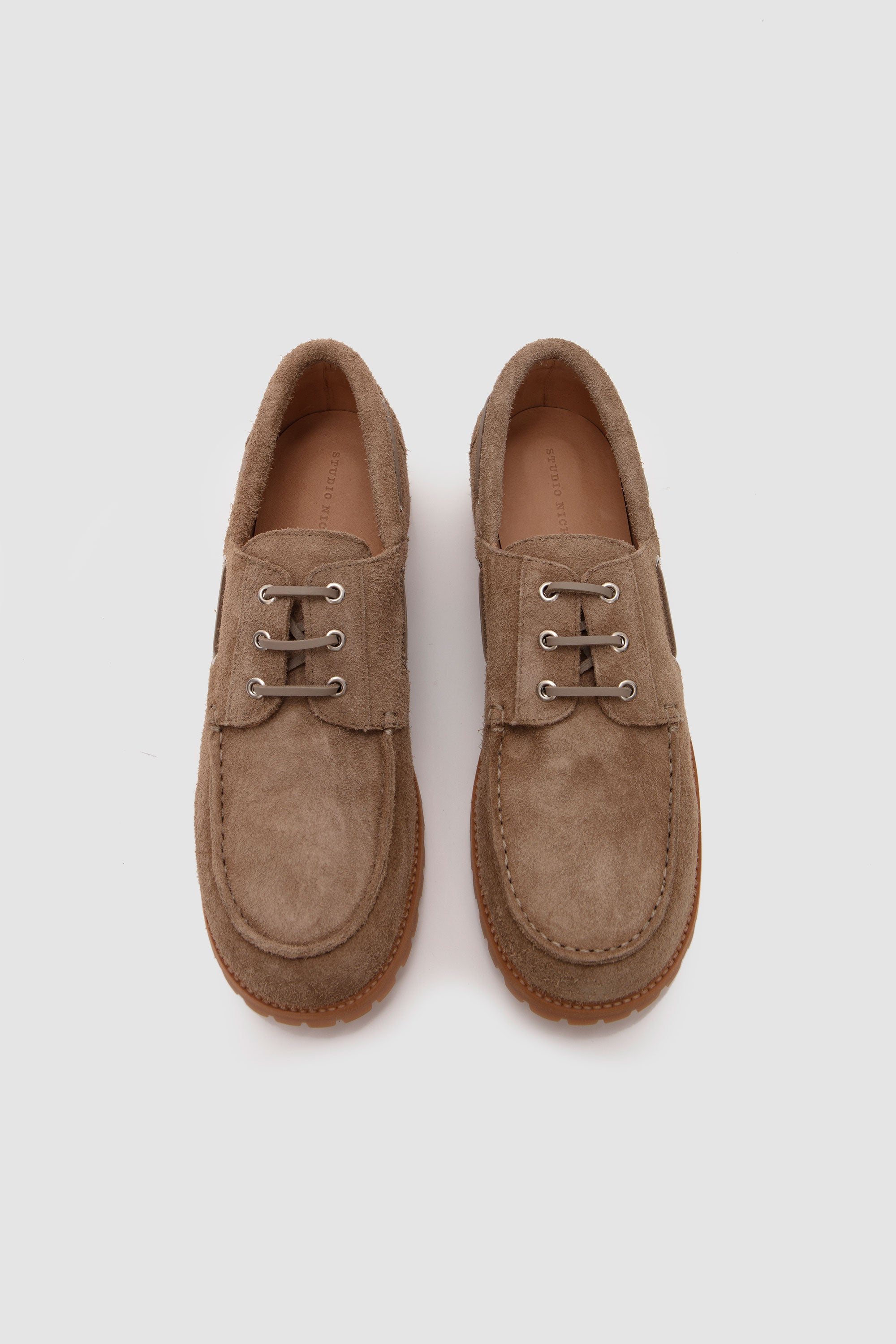 Guston Suede Shoe Taupe
