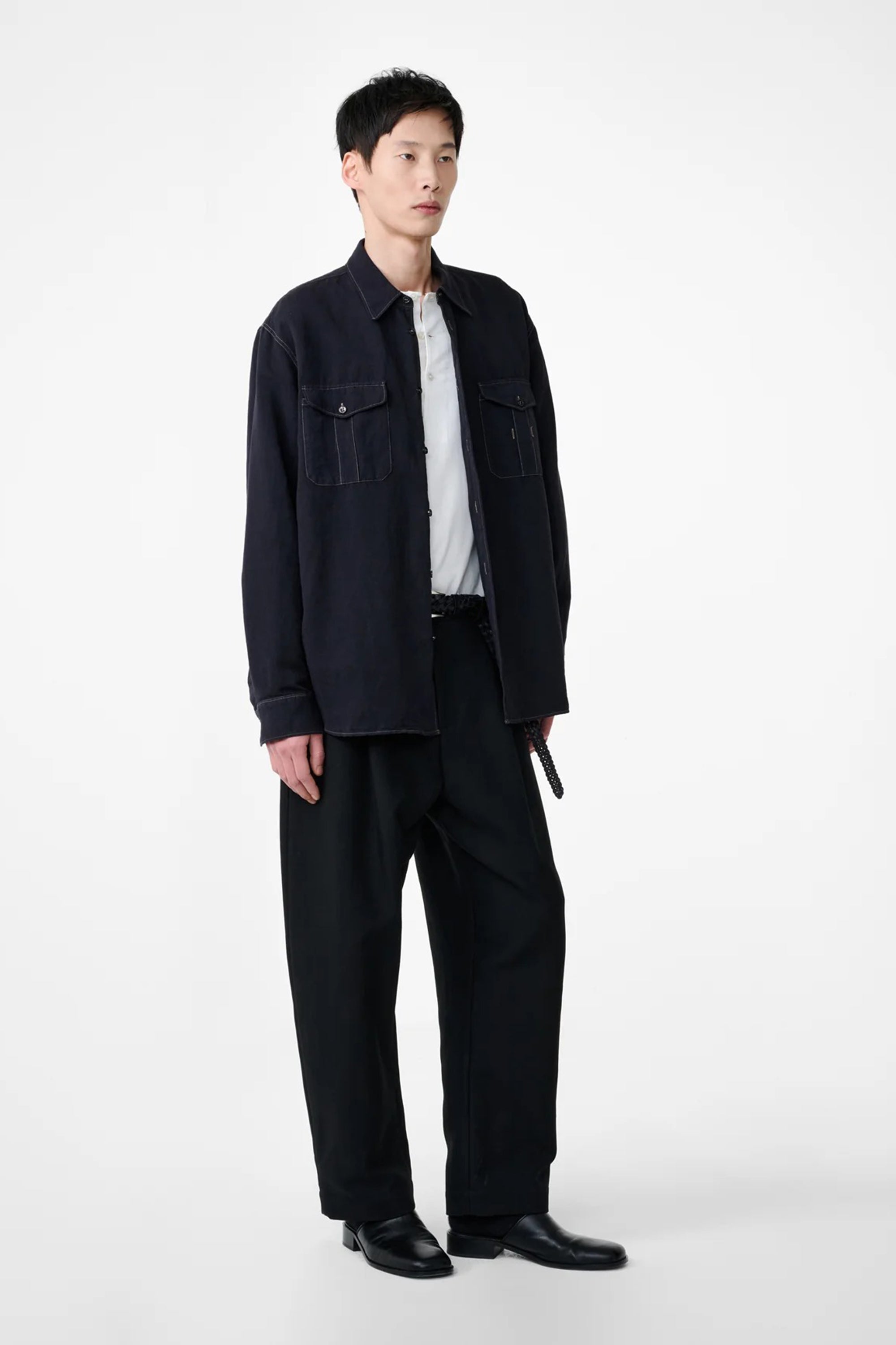 Louro Shirt Black Grape