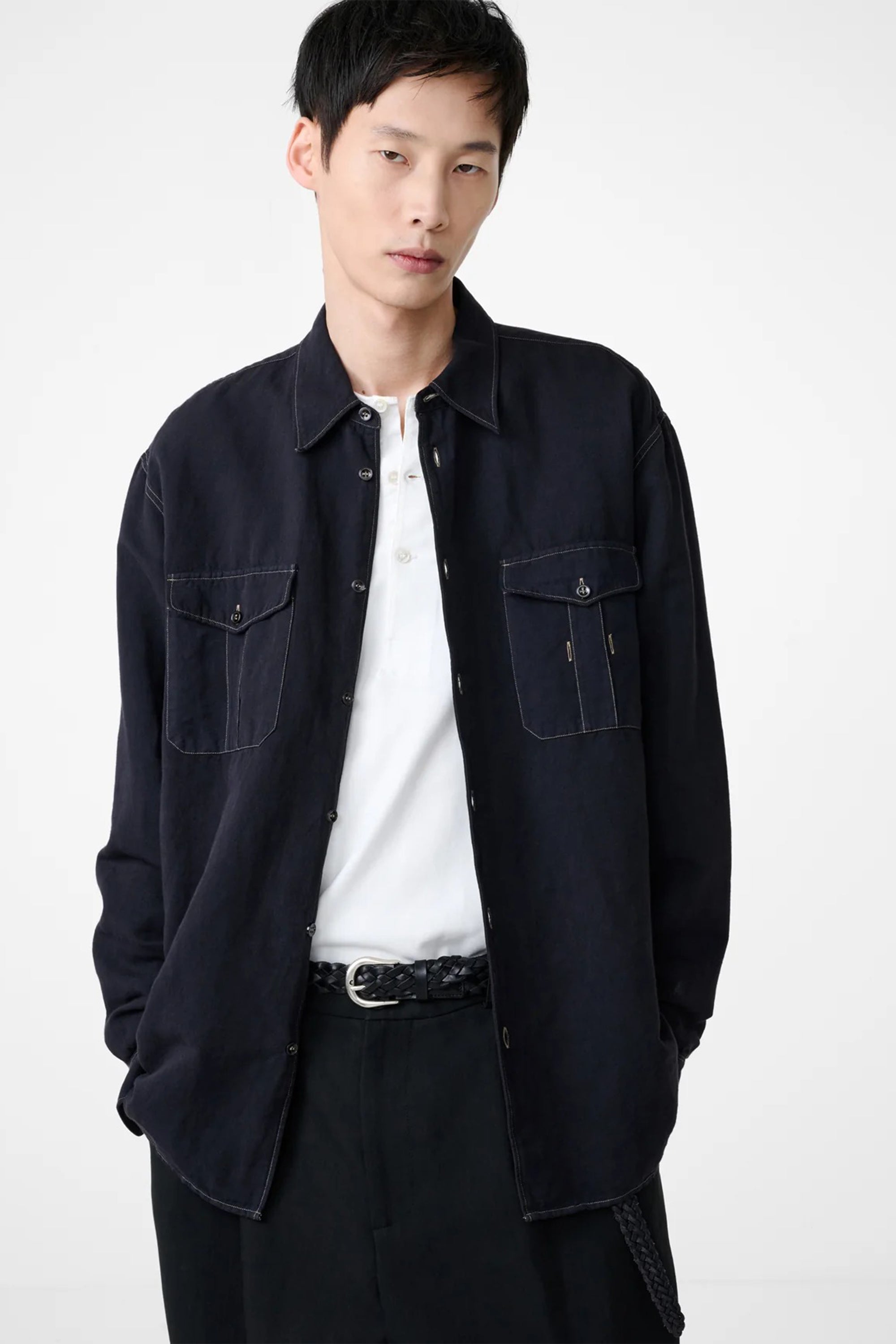 Louro Shirt Black Grape_4