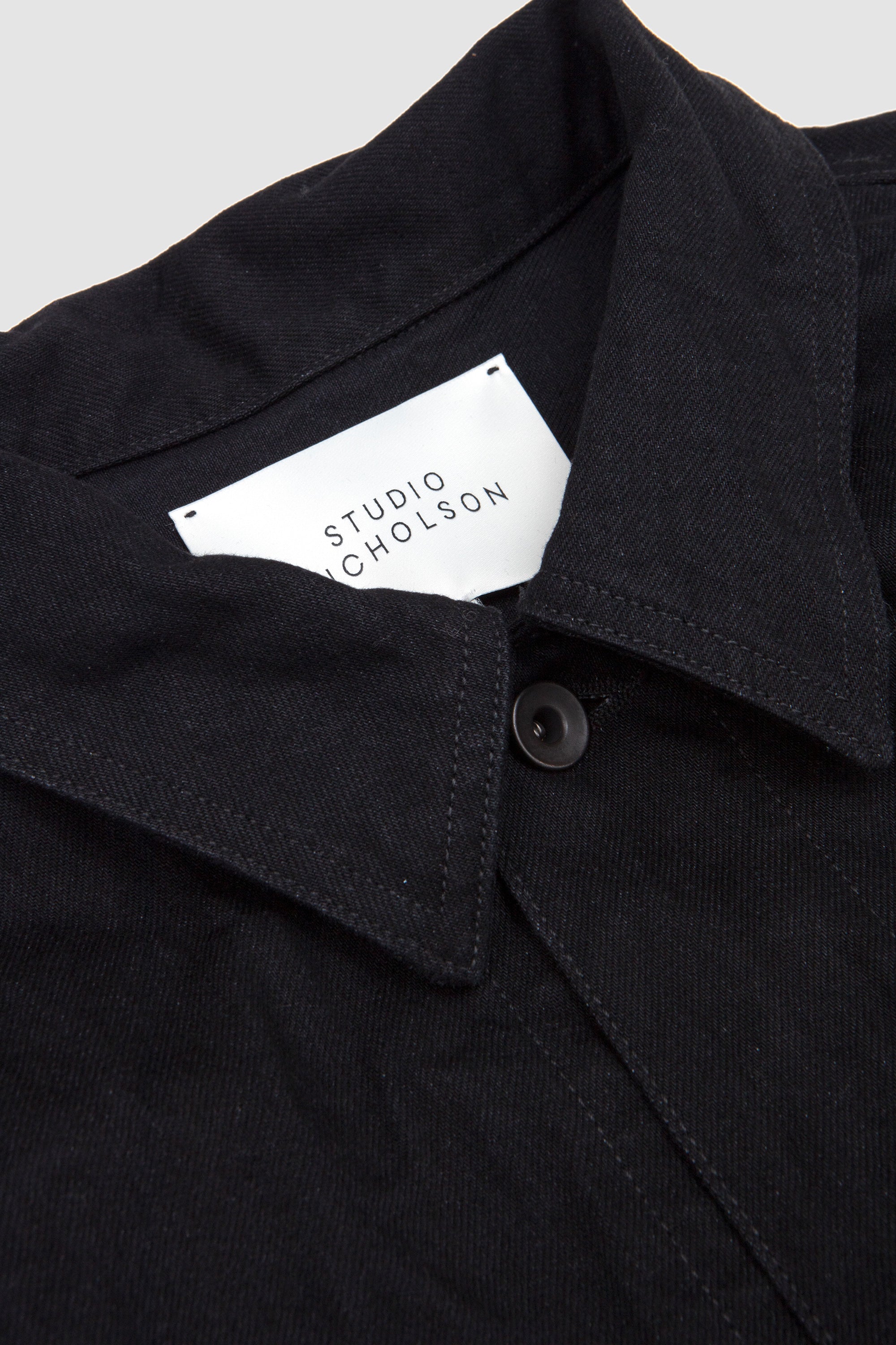 Nyle Crinkle Denim Jacket Black_2