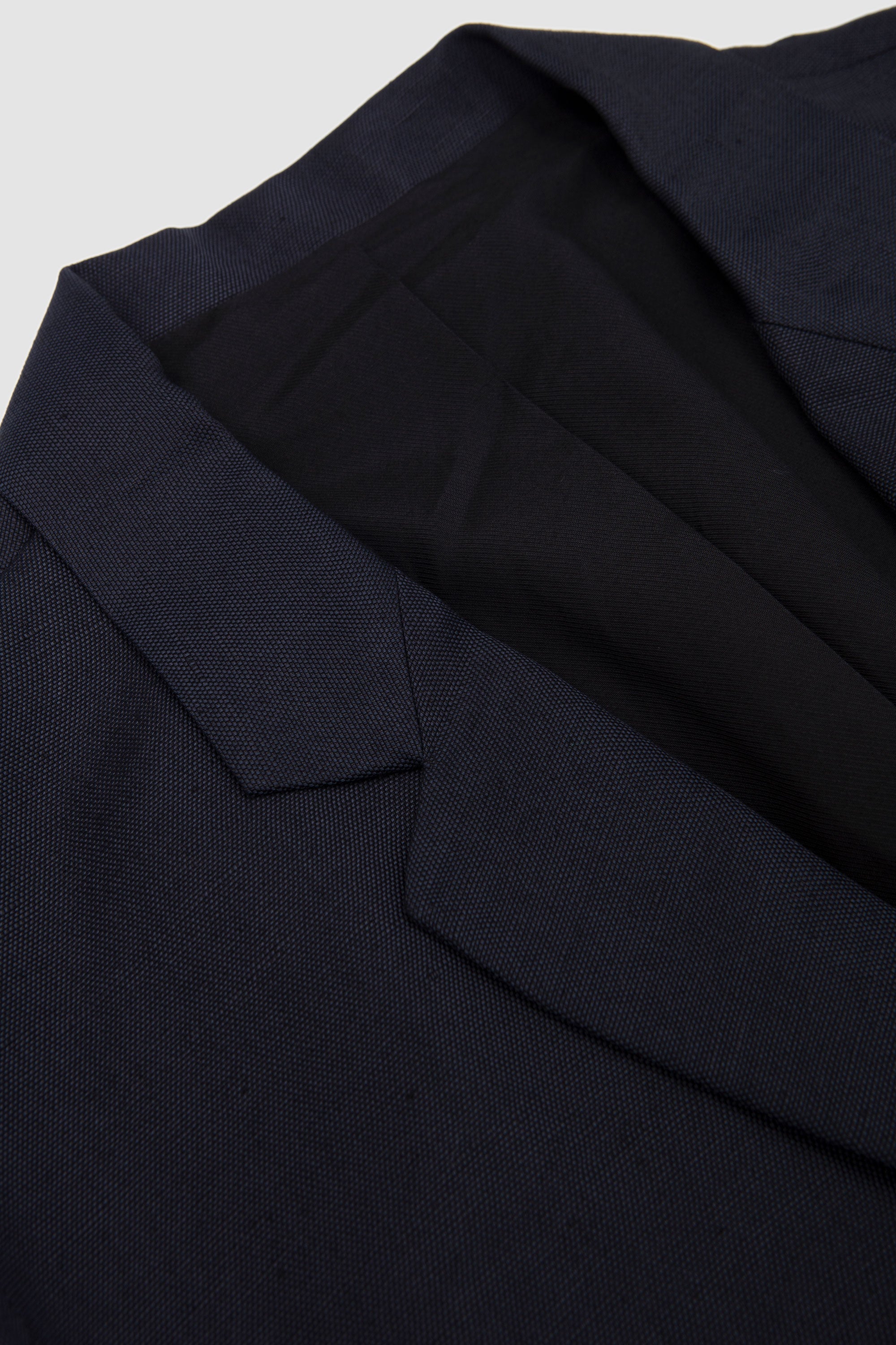 Roversi 2 Button Linen Jacket Darkest Navy