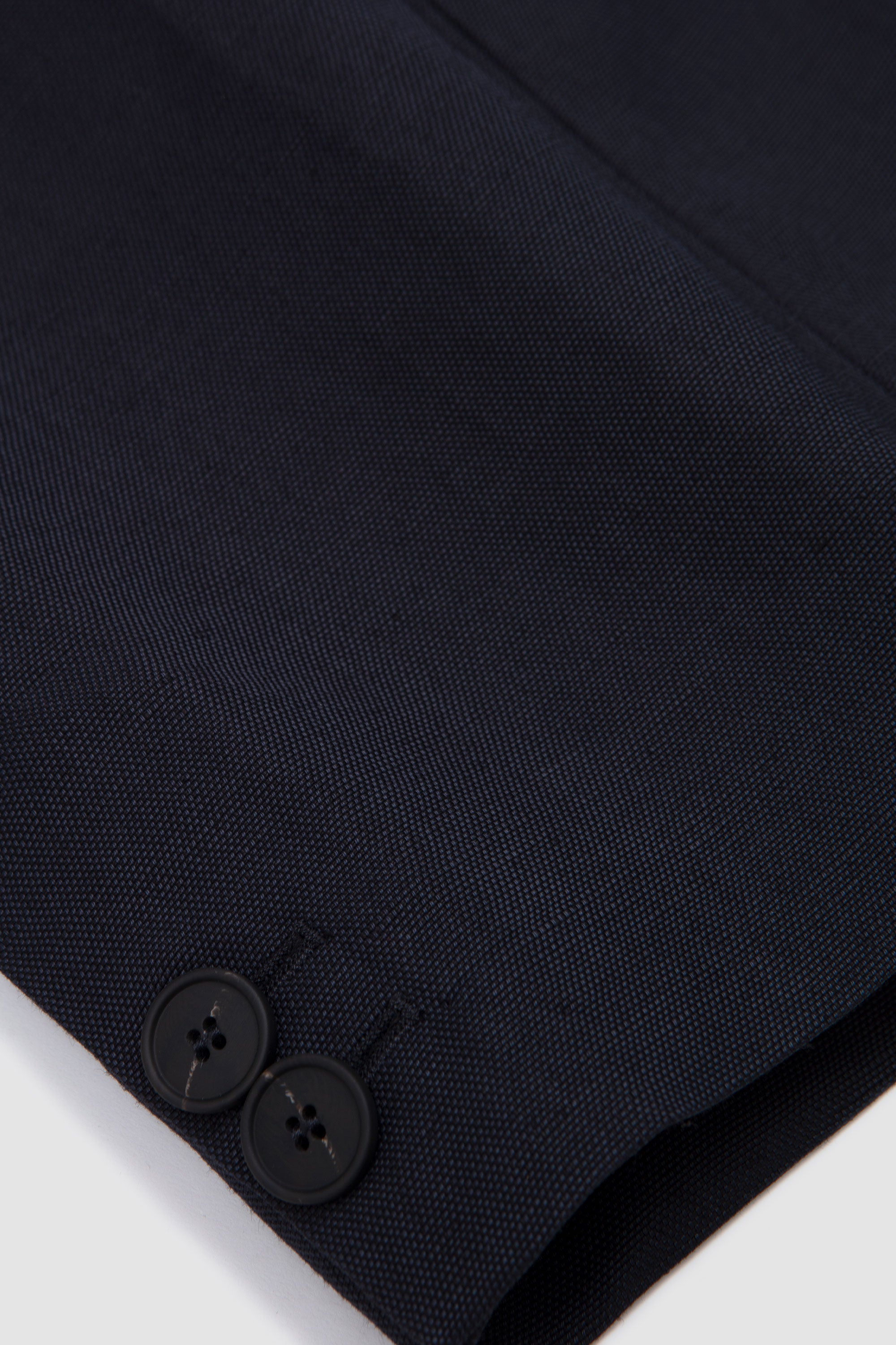 Roversi 2 Button Linen Jacket Darkest Navy