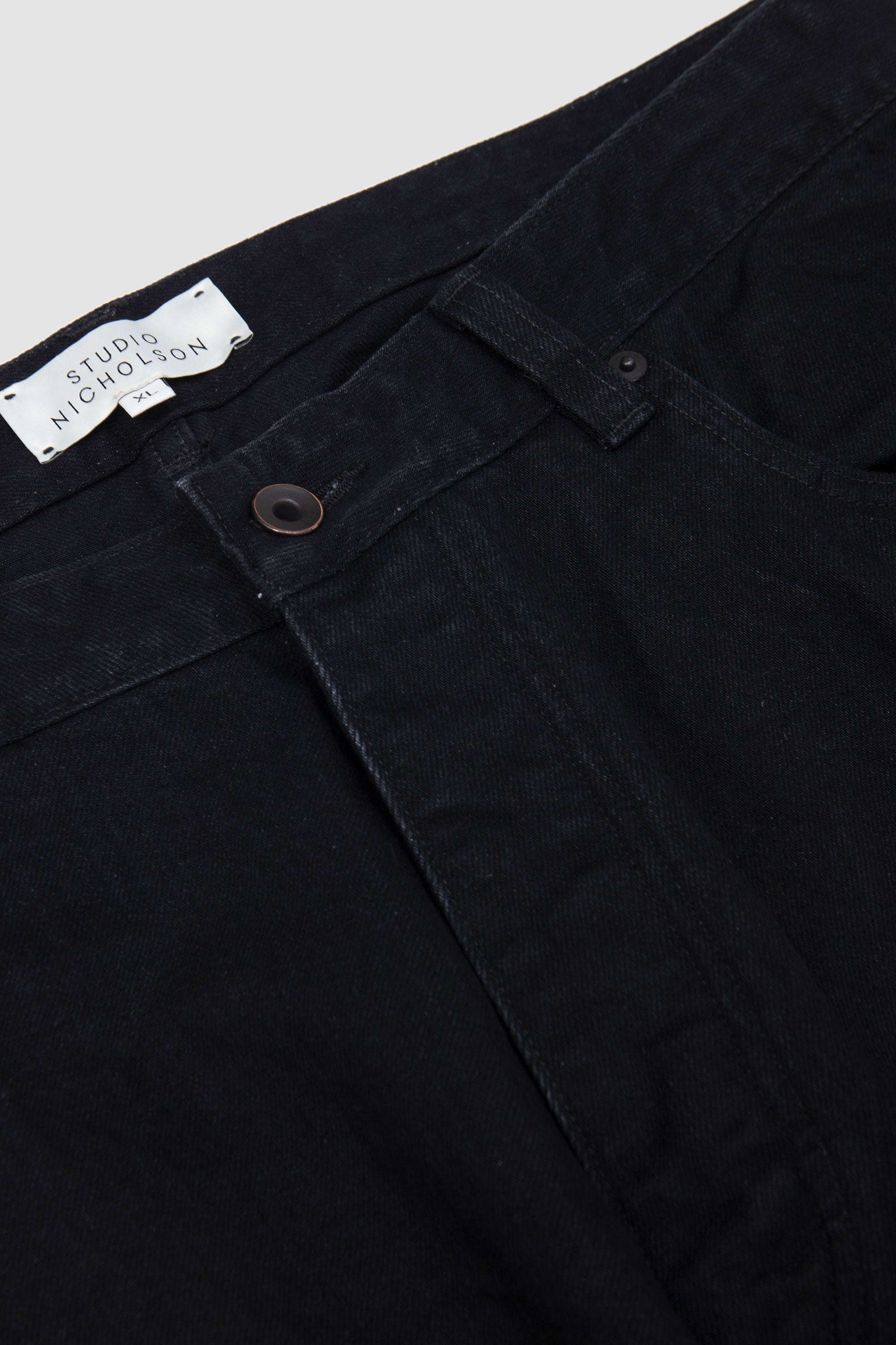 Seb Crinkle Denim Jean Black